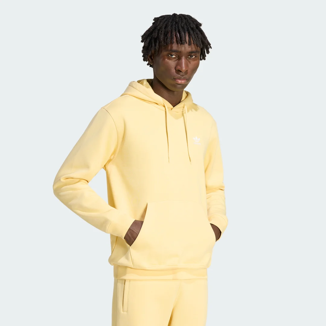 Detalle de Sudadera holgada con capucha Trefoil Essentials de Adidas