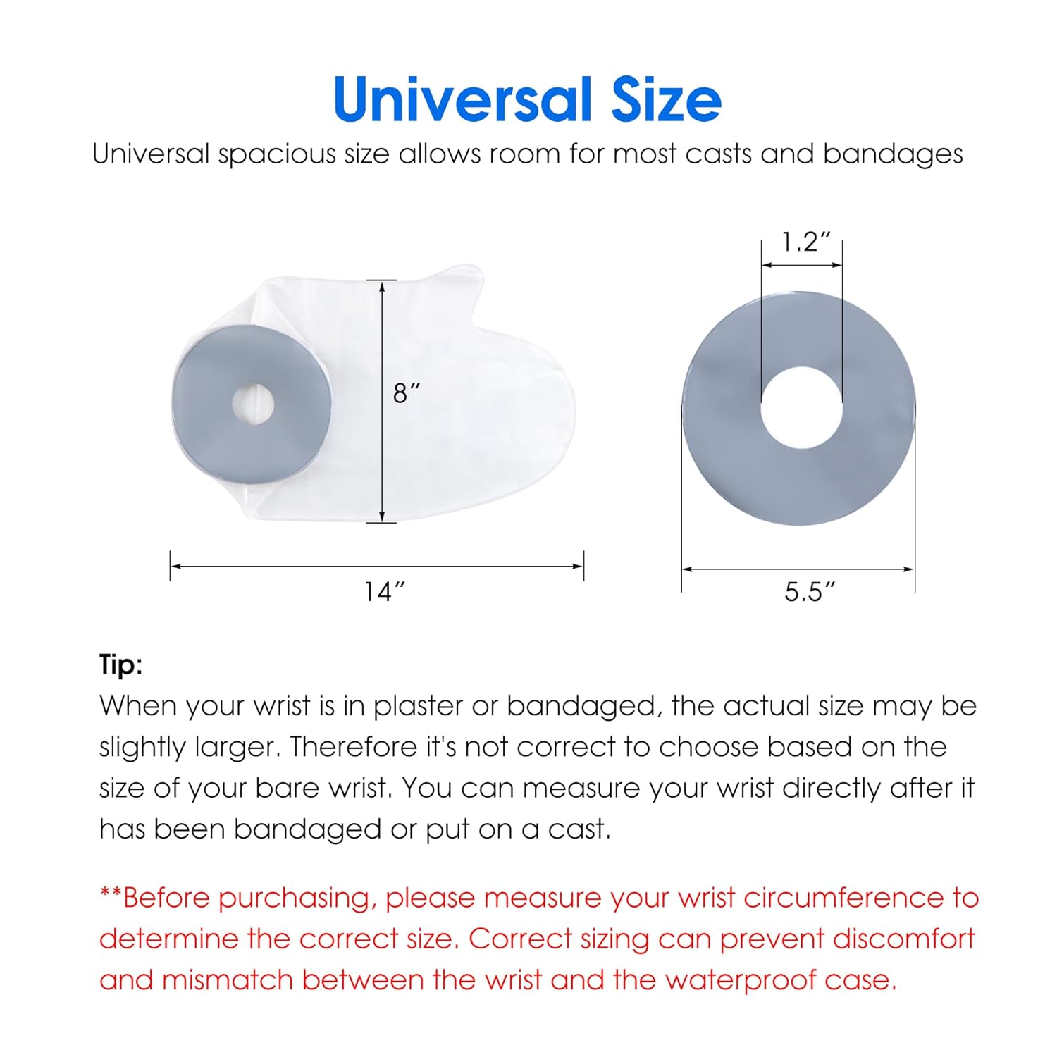 Detalle 2 de COMFYTHERA A-Hand waterproof cast cover for hand 🩹