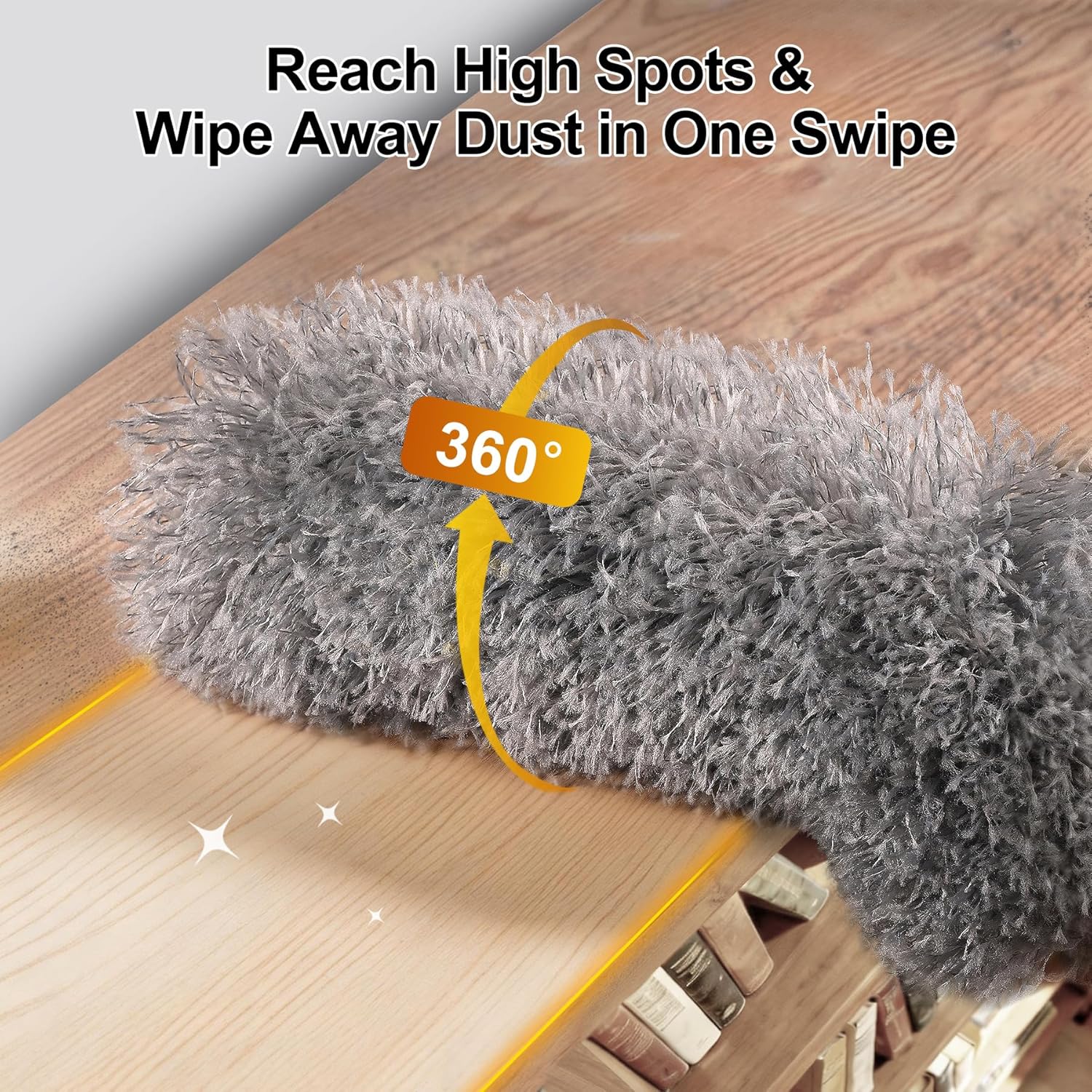Thumbnail 2 de Tiumso 5-in-1 Microfiber Duster Kit with 100-Inch Telescoping Pole