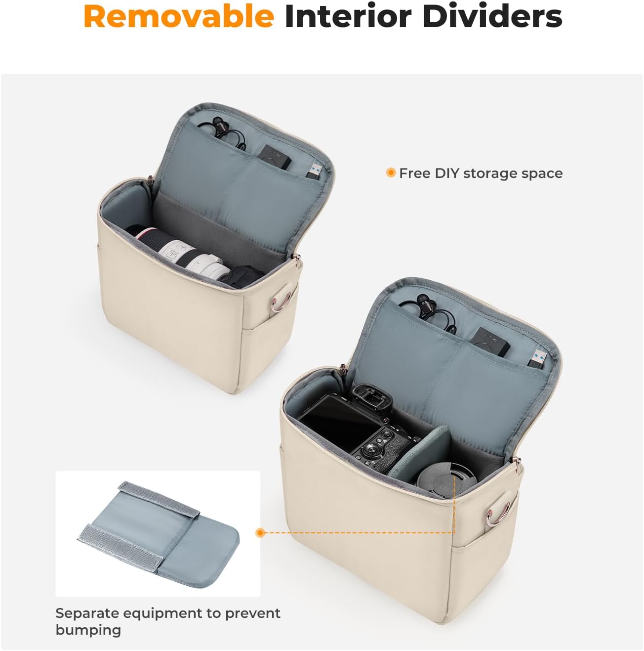Thumbnail 2 de K&F Concept sling camera bag, 0.48 lb