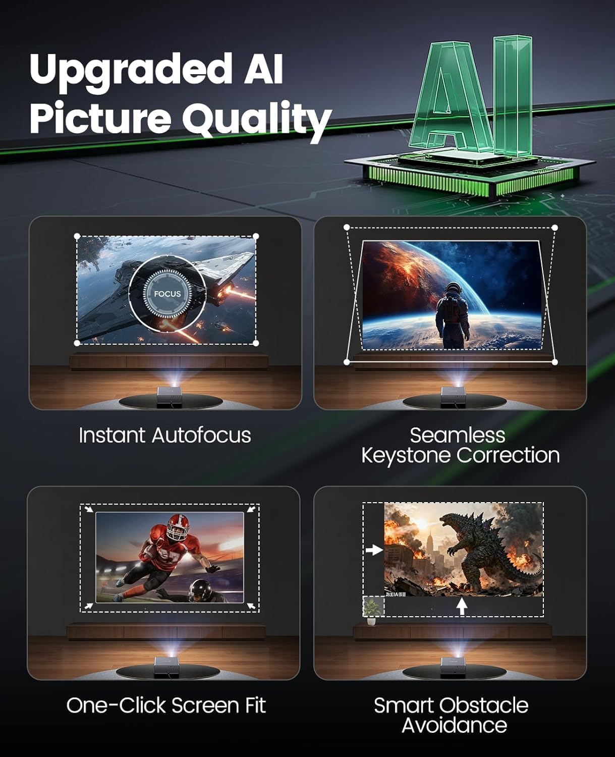 Detalle de iWIMIUS P65 1000ANSI 4K Support Projector