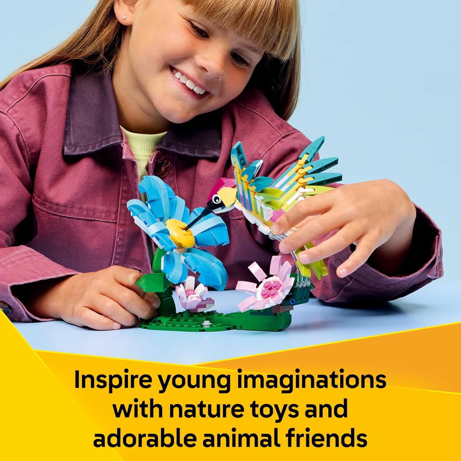 Thumbnail 6 de LEGO 31384 Colourful Hummingbird toy