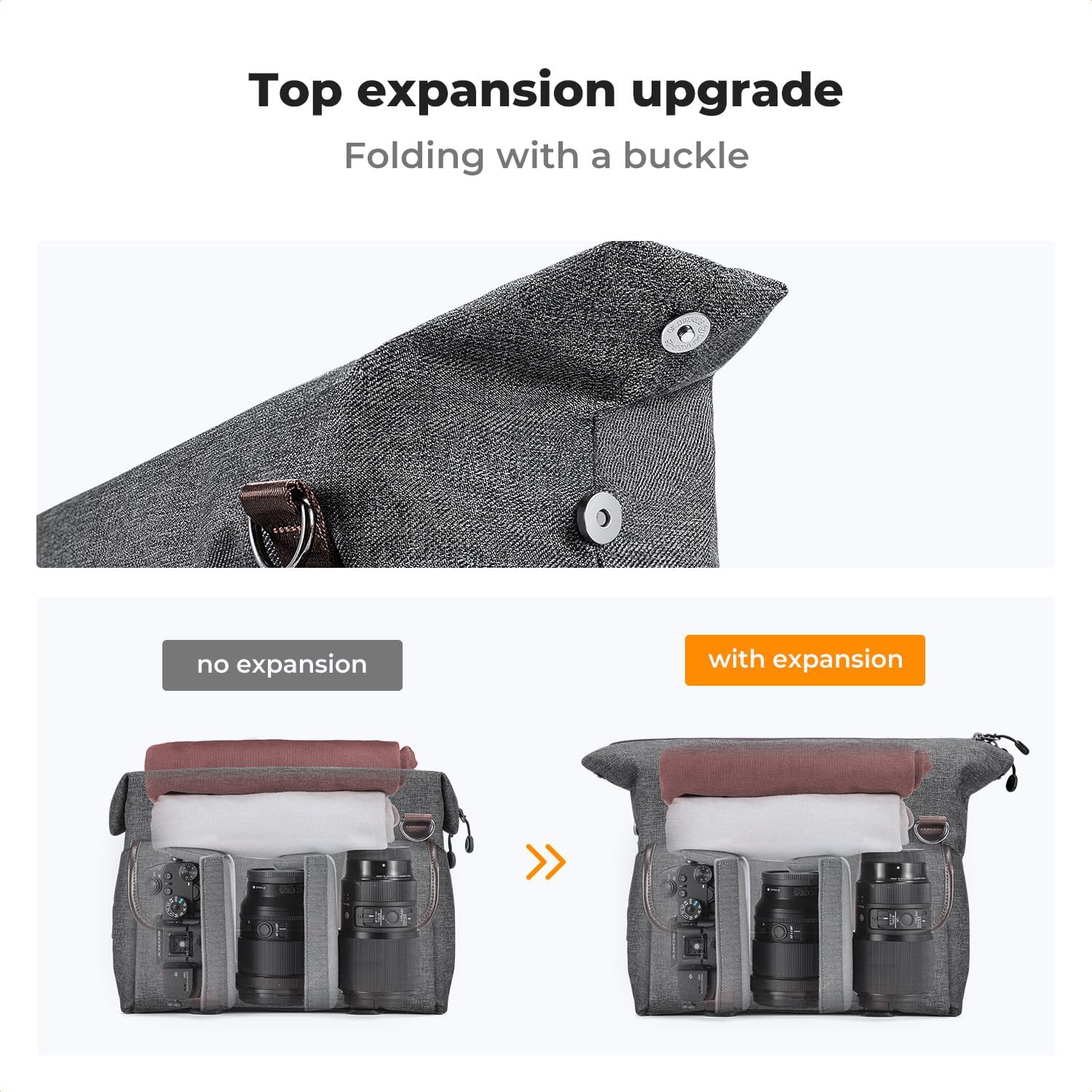 Thumbnail 2 de K&F Concept Camera Sling Bag for DSLR photography