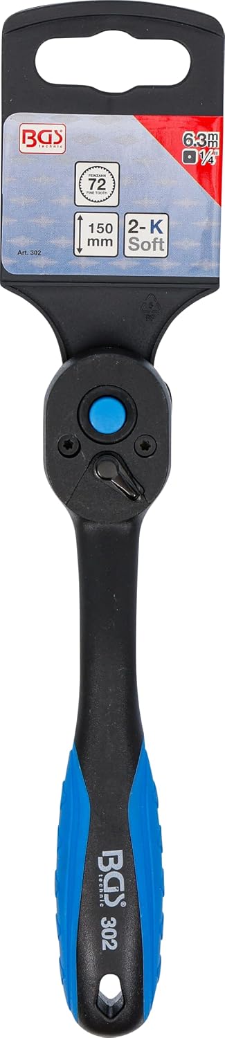 Detalle 2 de BGS 302 Reversible Ratchet, 6.3 mm Drive with 72-Tooth Mechanism