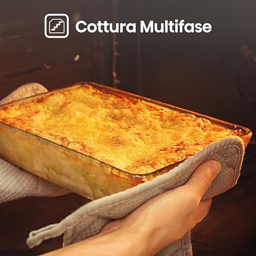 Thumbnail 7 de Forno da Incasso Hisense BI64213E4PX: 77 L Multifunzionale con Pizza 300°C, AirFry e Pulizia Pirolitica