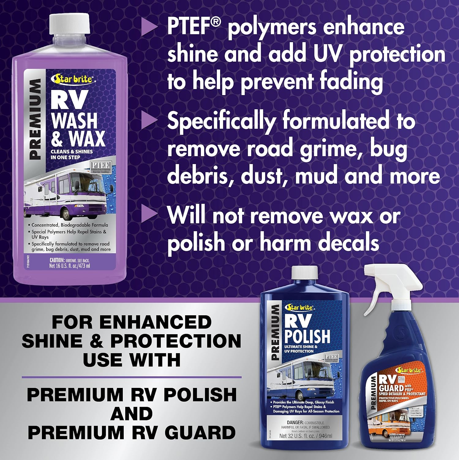 Detalle 2 de STAR BRITE 071500N RV Wash & Wax Concentrate with UV Protection