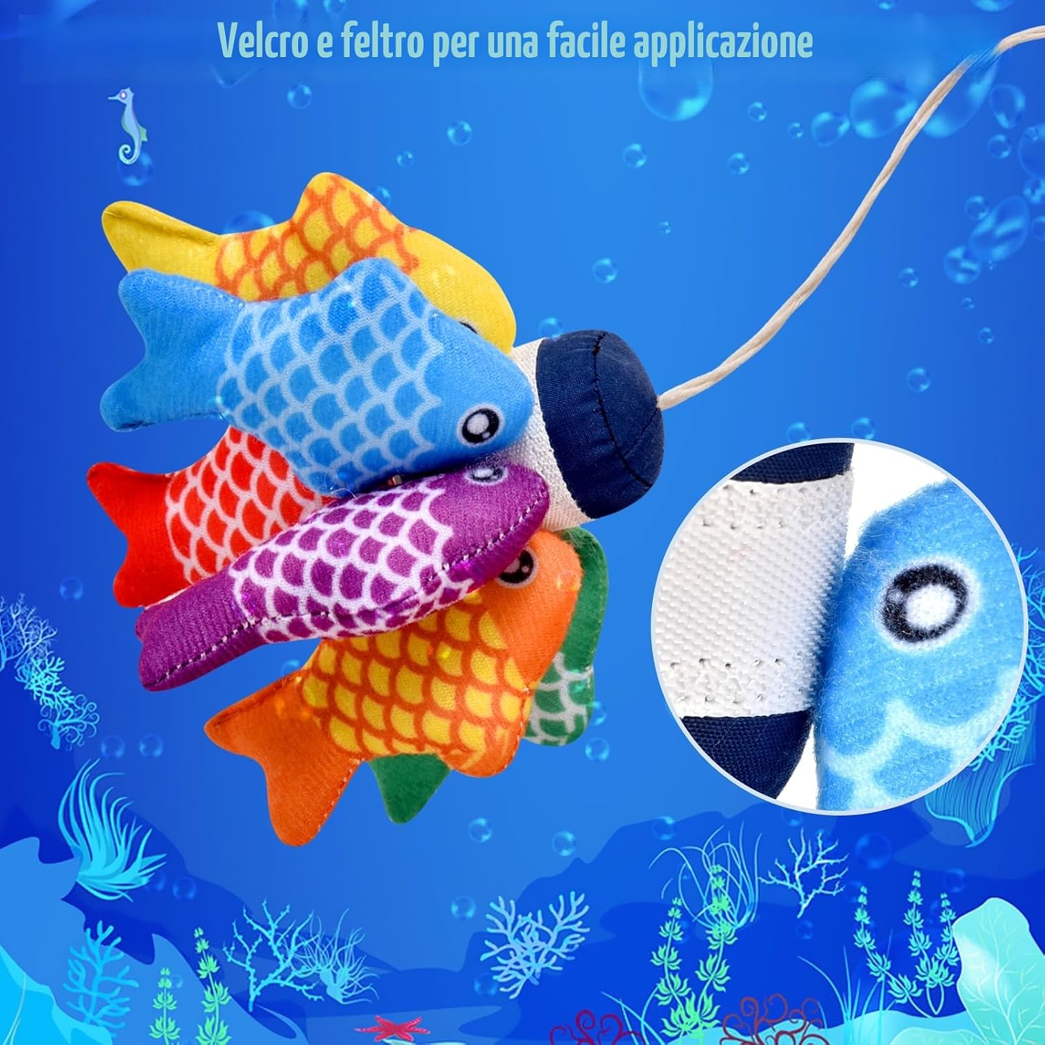 Thumbnail 5 de Tokiyis Gioco Montessori pesca per bambini 12 pesci