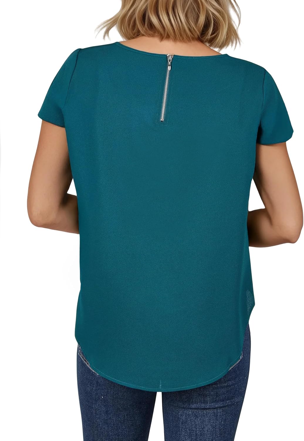 Detalle 1 de ONLY Damen T-Shirt ONLVIC 2er Pack Rundhals