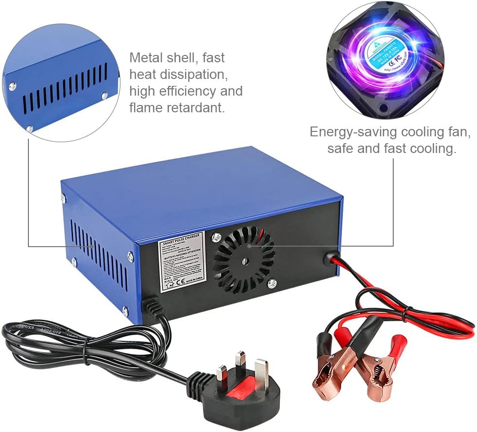 Detalle 2 de Car Battery Charger 12V/24V 130W