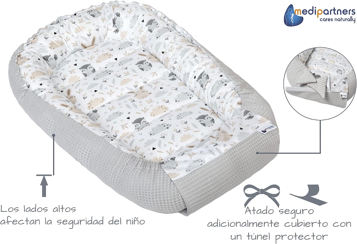 Detalle 2 de Medi Partners Nido Bebe Recien Nacido Portátil