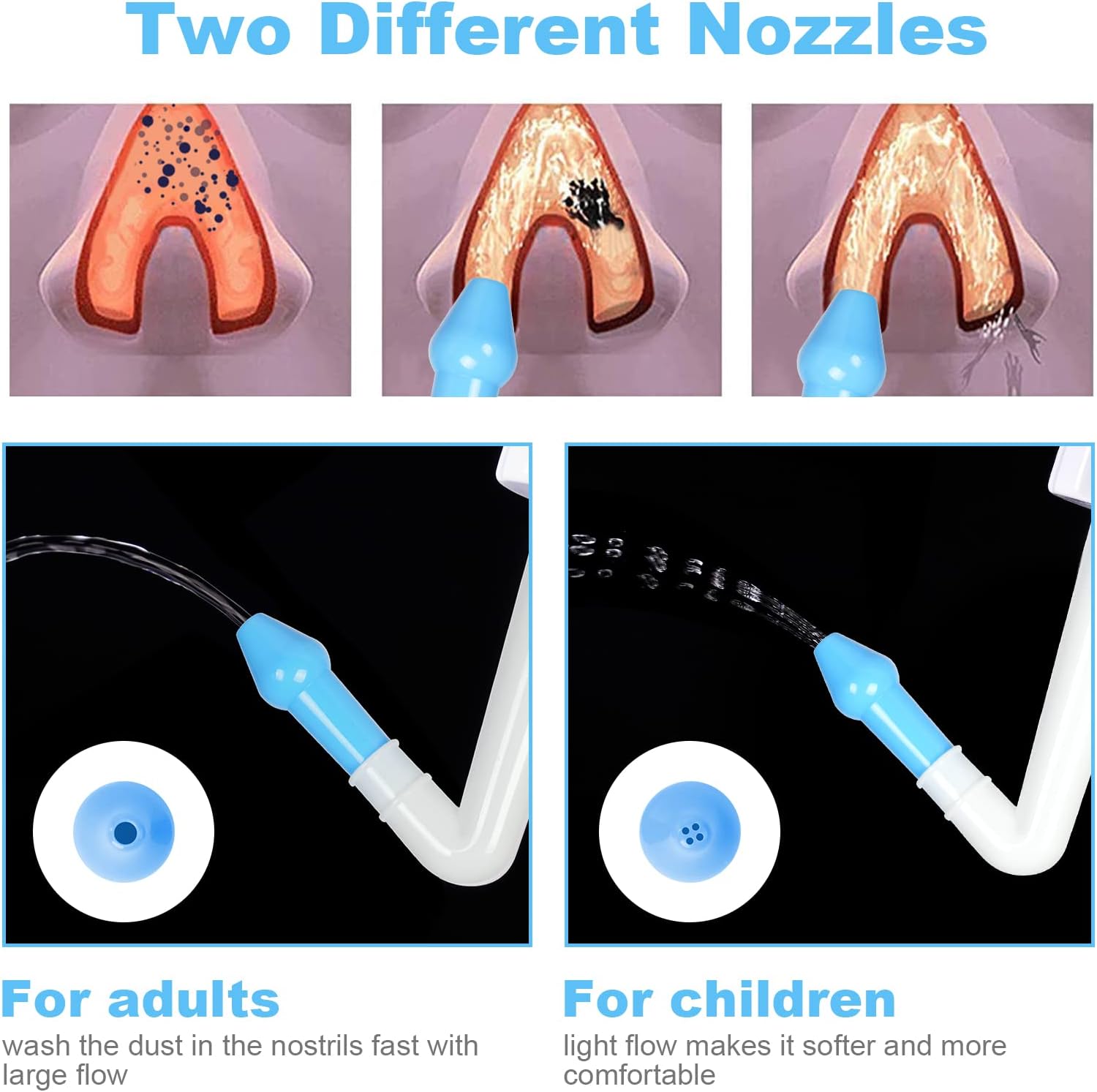 Detalle de URAQT Neti Pot 300ml per lavaggio nasale