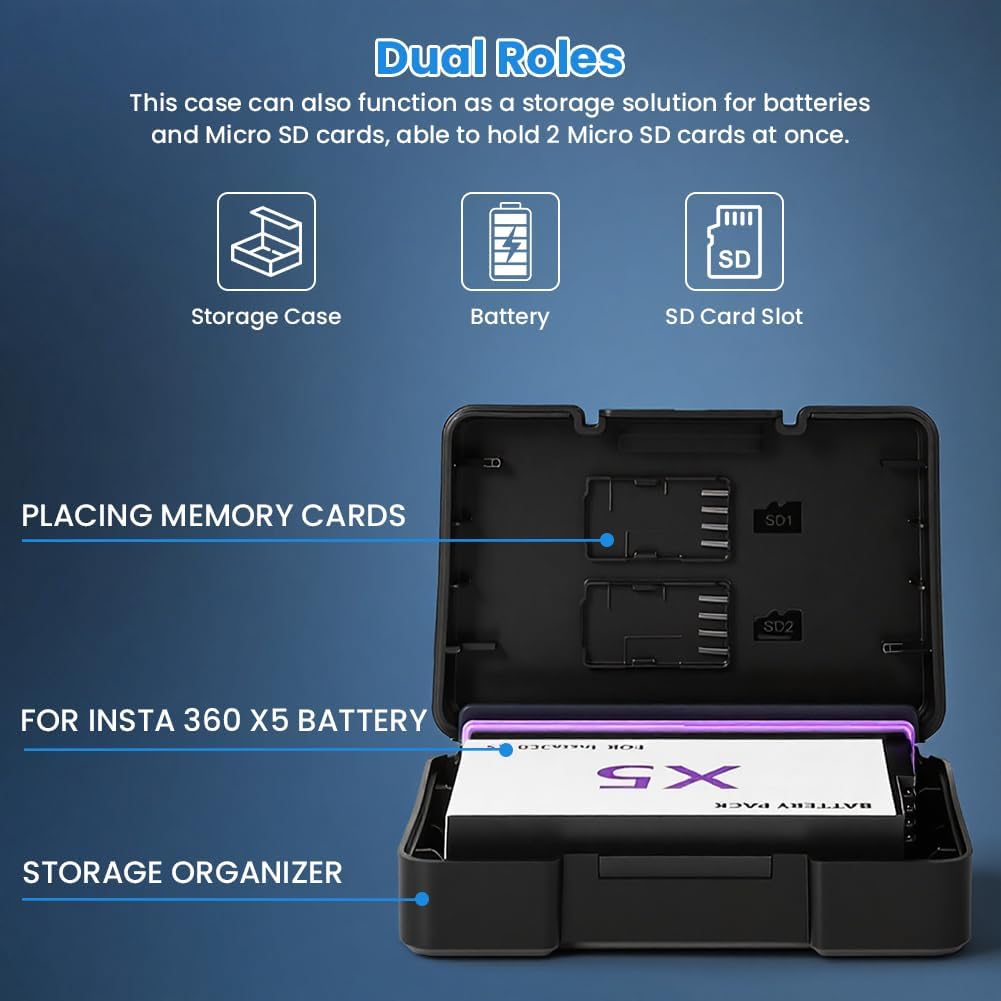 Detalle de OFFCUP Insta360 X5 Battery 2800mAh Pack