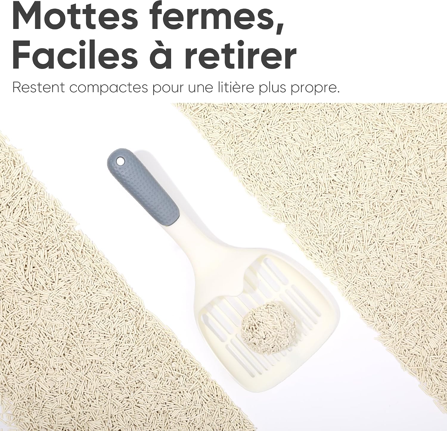 Detalle de FUKUMARU Litière pour chat en tofu naturelle non parfumée (24L) : agglomérante rapide, sans poussière
