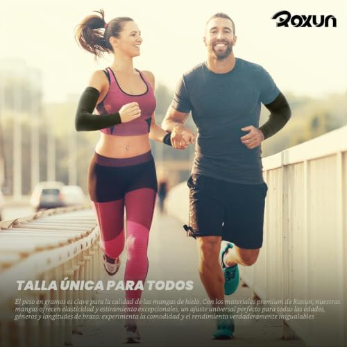 Detalle de ROXUN Mangas de Brazo para Deportes: Compresión y Protección para Hombre y Mujer