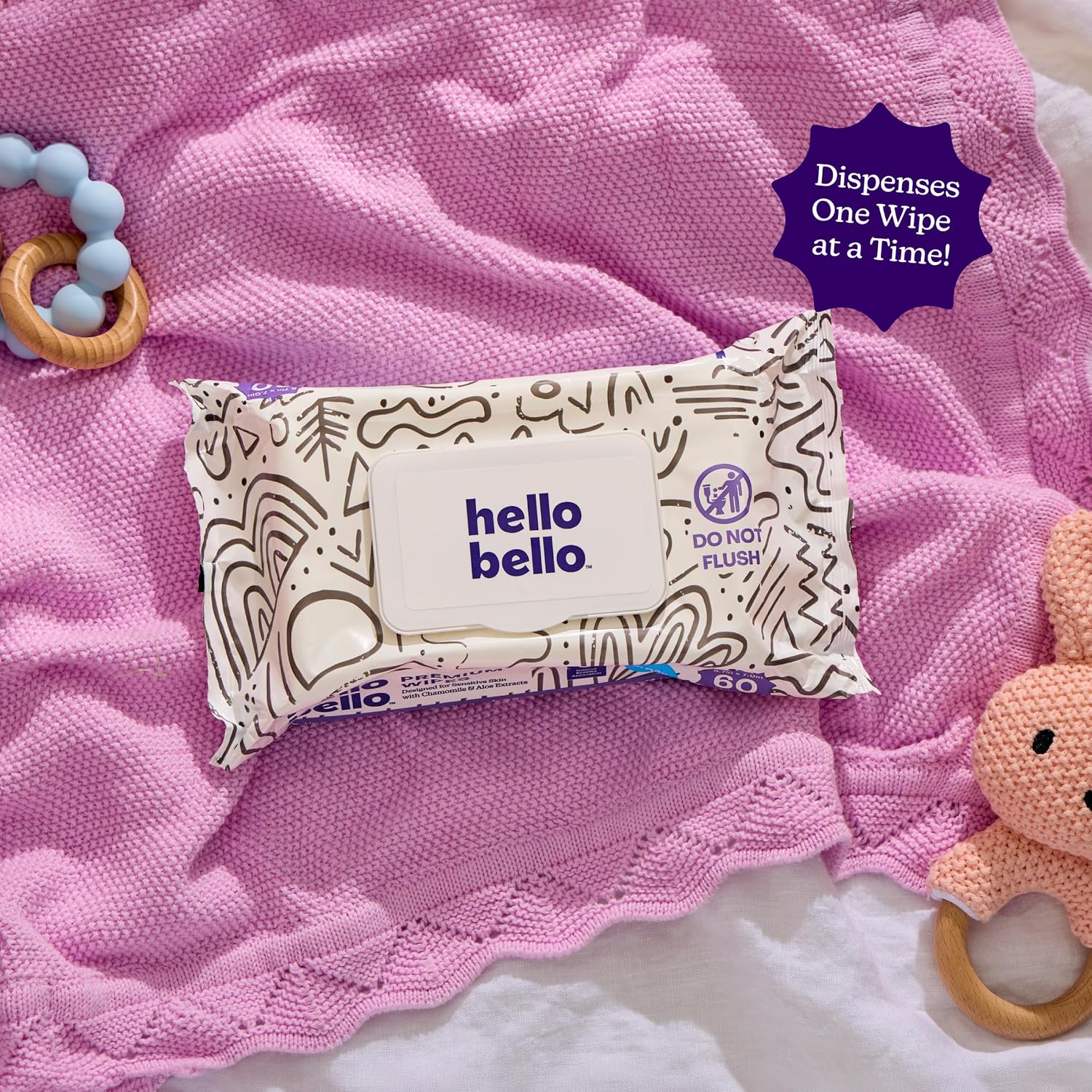 Thumbnail 2 de Hello Bello Baby Wipes 540 Count