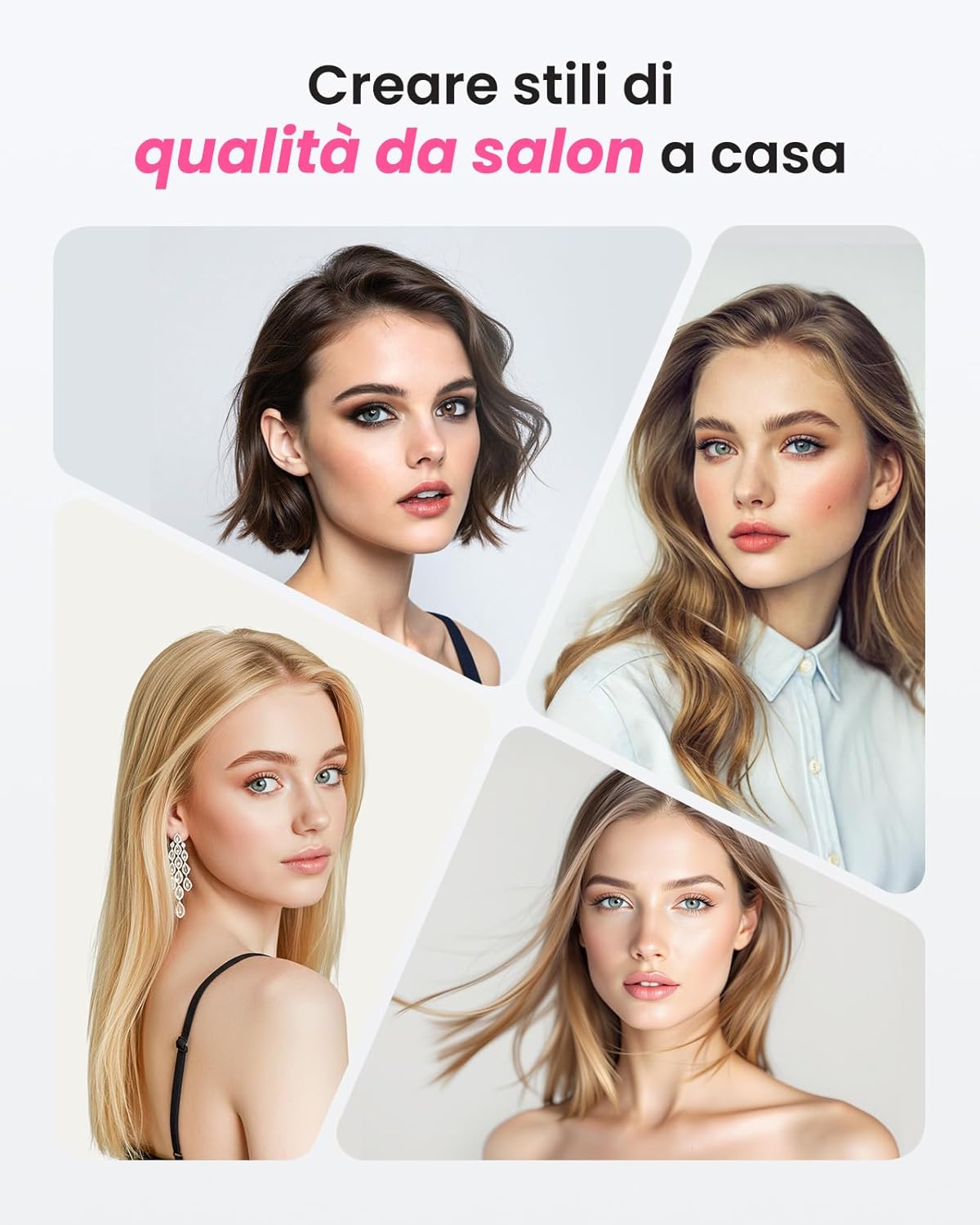 Thumbnail 4 de Spazzola Termica per Capelli Asciutti 38mm, 6 temperature, Dual Voltage – Rosa