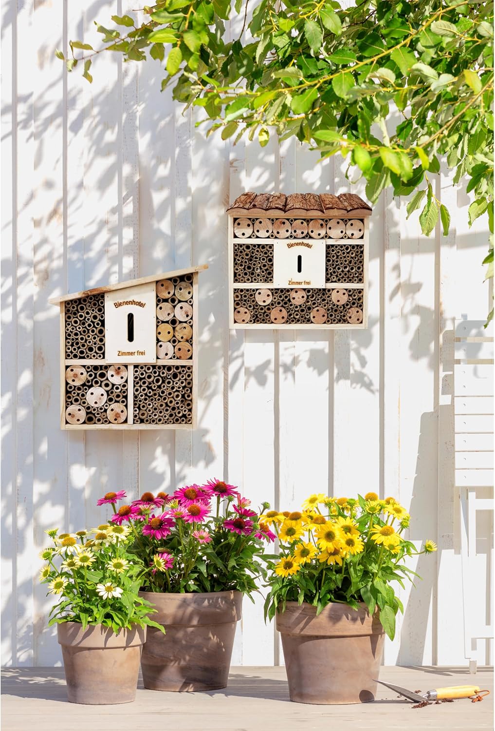Thumbnail 3 de Dehner Natura Casetta per insetti Andrena – rifugio in legno naturale, 29,5 x 9,5 x 28,5 cm
