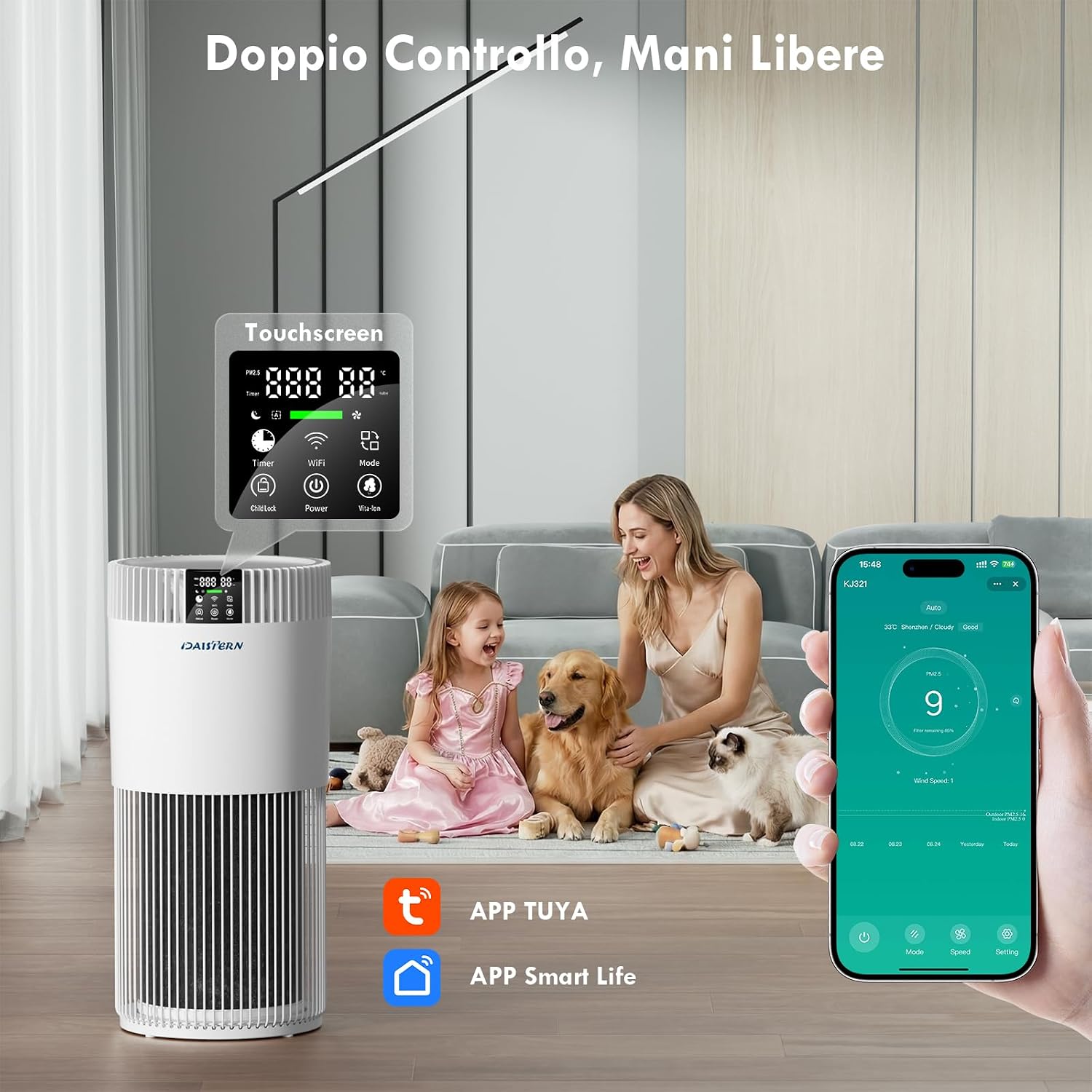 Thumbnail 6 de DAISTERN Purificatore aria HEPA13 78 m²