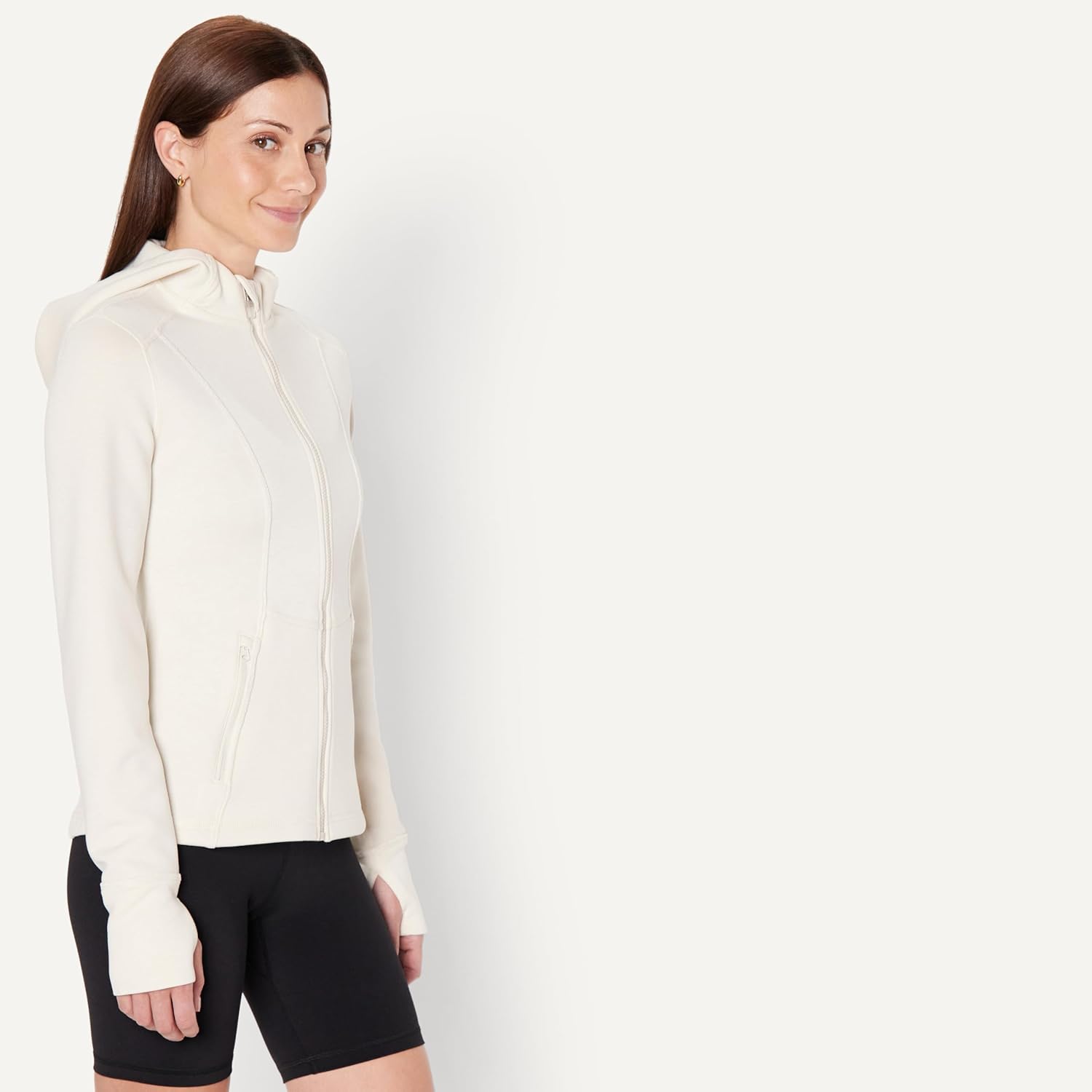 Thumbnail 1 de Amazon Essentials Women’s Fitted Active Sweat Zip Jacket with Hood