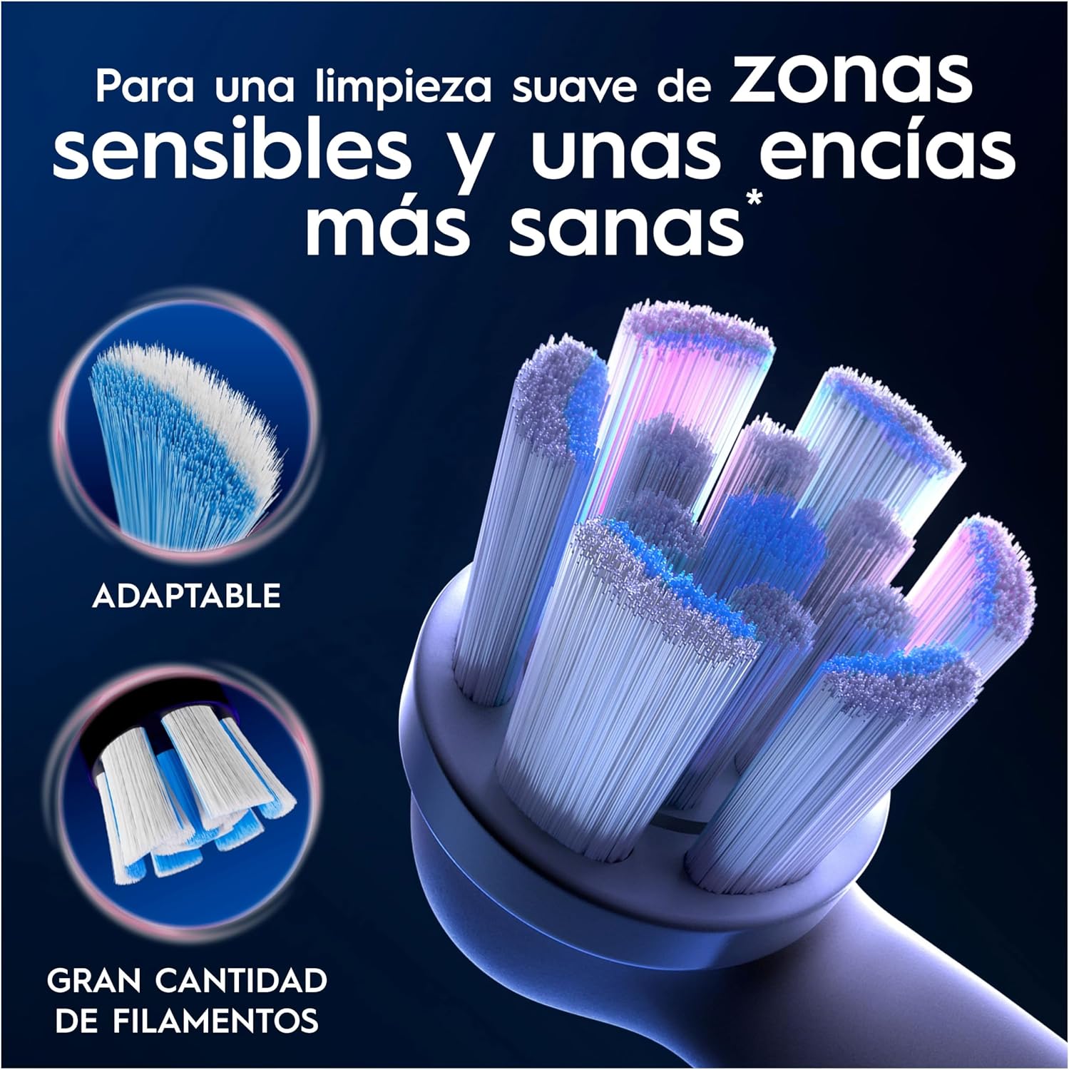 Thumbnail 4 de Oral-B iO Gentle Care Pack 8 ⚪ Cabezales para Encías Sensibles