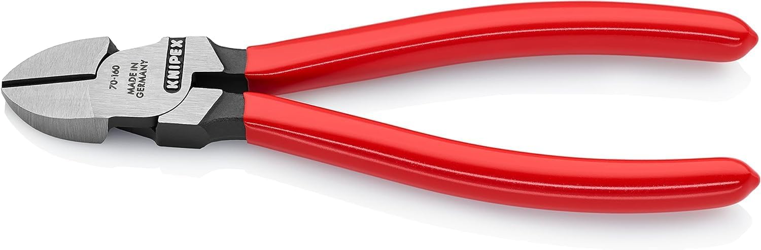 Detalle de KNIPEX 70 01 160 SB Diagonal Cutter, 160 mm, Narrow Head