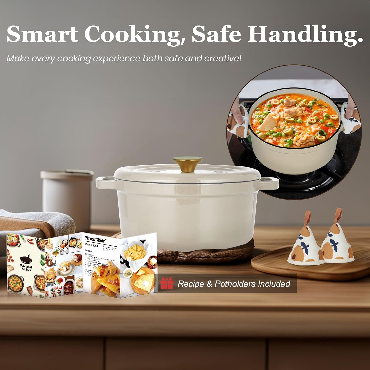 Detalle 1 de Overmont Dutch oven 5QT