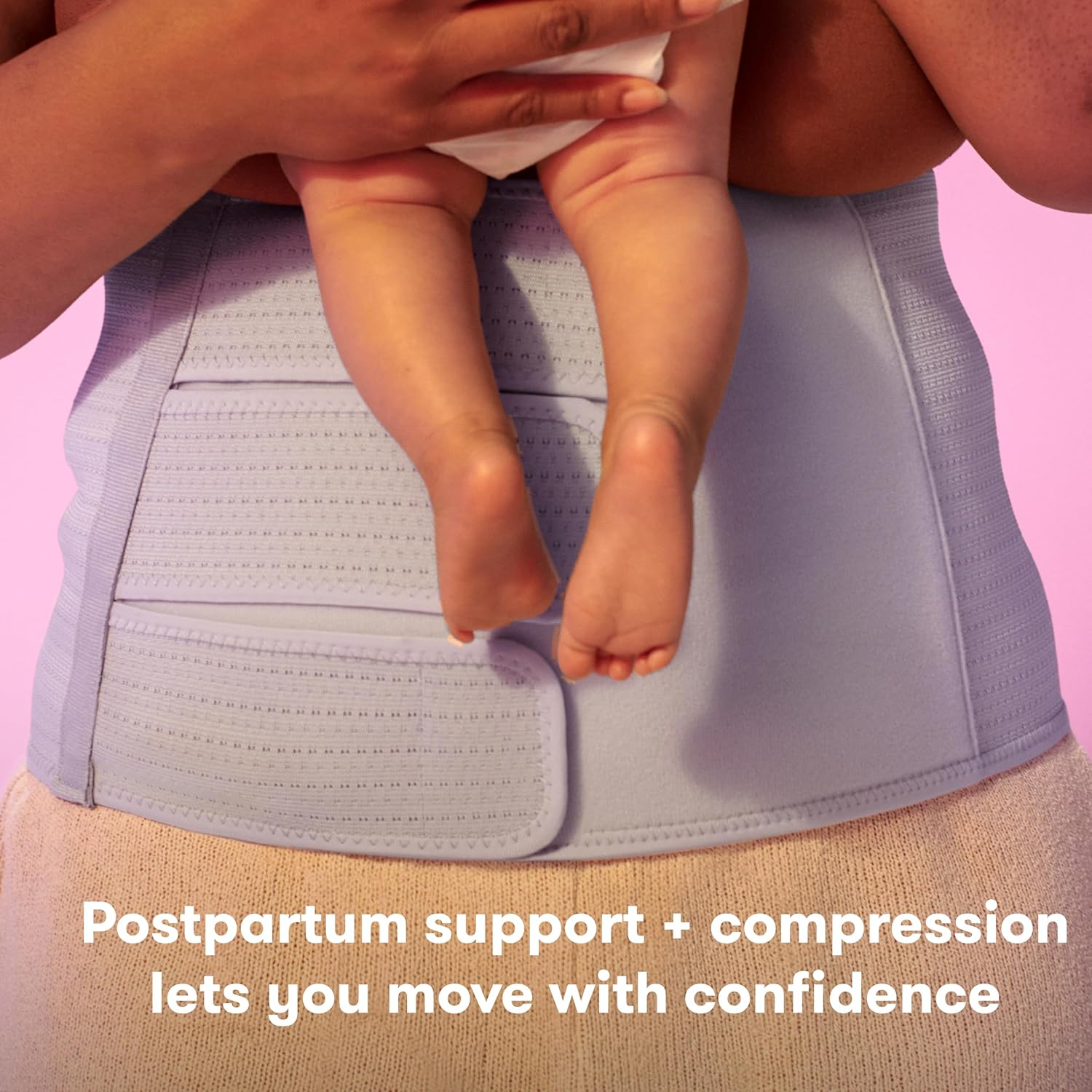 Thumbnail 1 de Frida Mom Postpartum Belly Binder (9-Inch High) — Adjustable Compression Wrap for Natural & C-Section Recovery