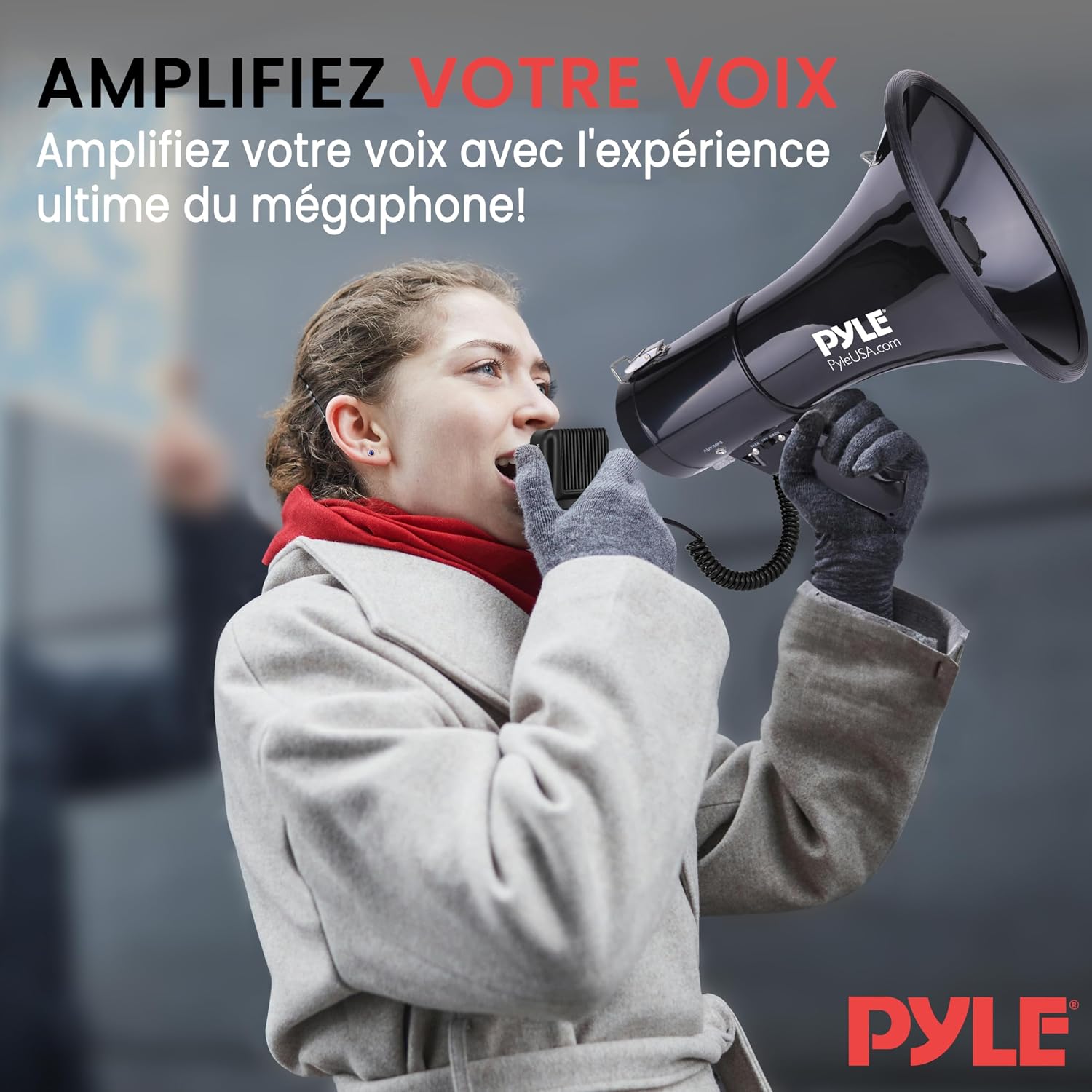 Thumbnail 5 de Pyle Mégaphone Bullhorn 50 Watts 📢