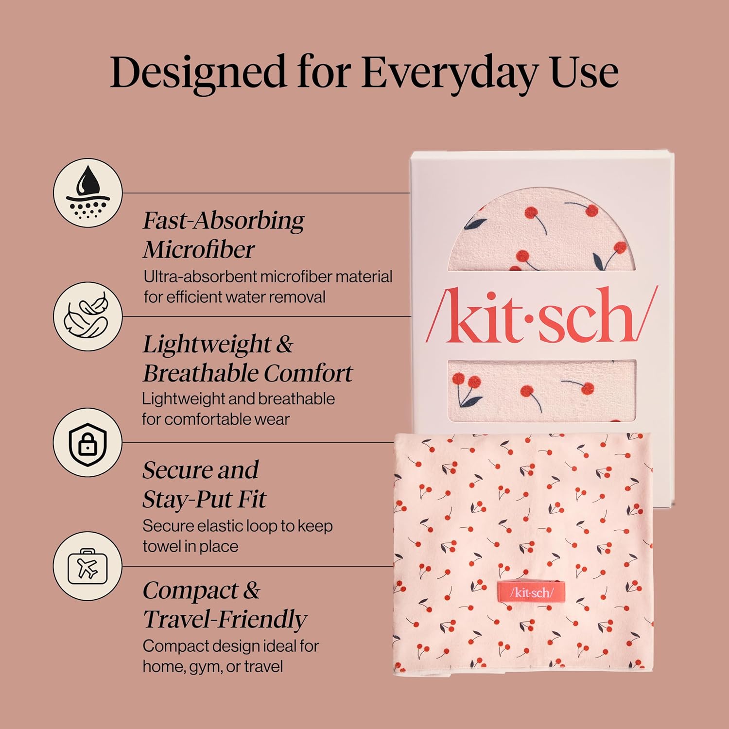 Thumbnail 2 de Microfiber Hair Towel Wrap 40x24 in