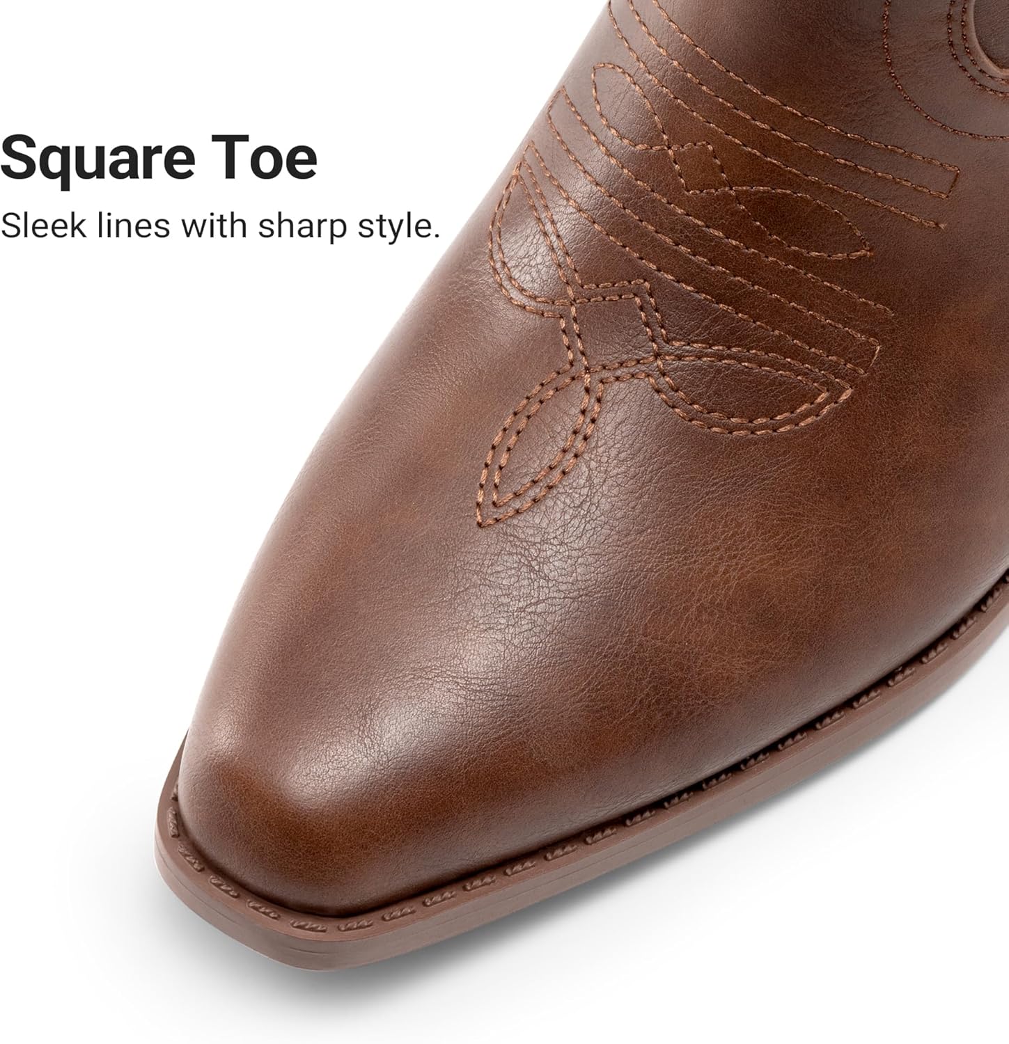 Thumbnail 4 de DREAM PAIRS Cowboy Boots 2.4 in Heel