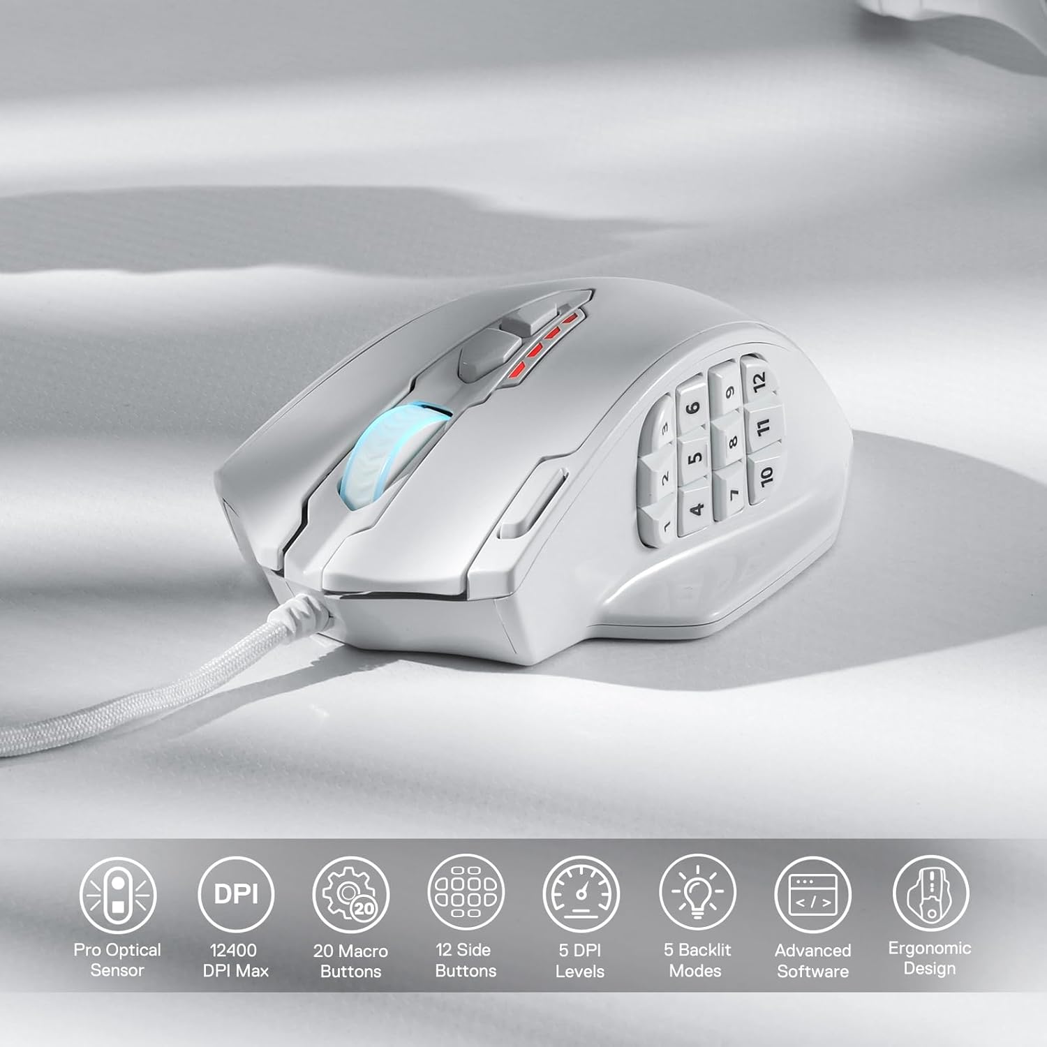 Thumbnail 1 de Redragon M908 Impact RGB MMO Mouse review: a feature-packed wired option for serious gaming