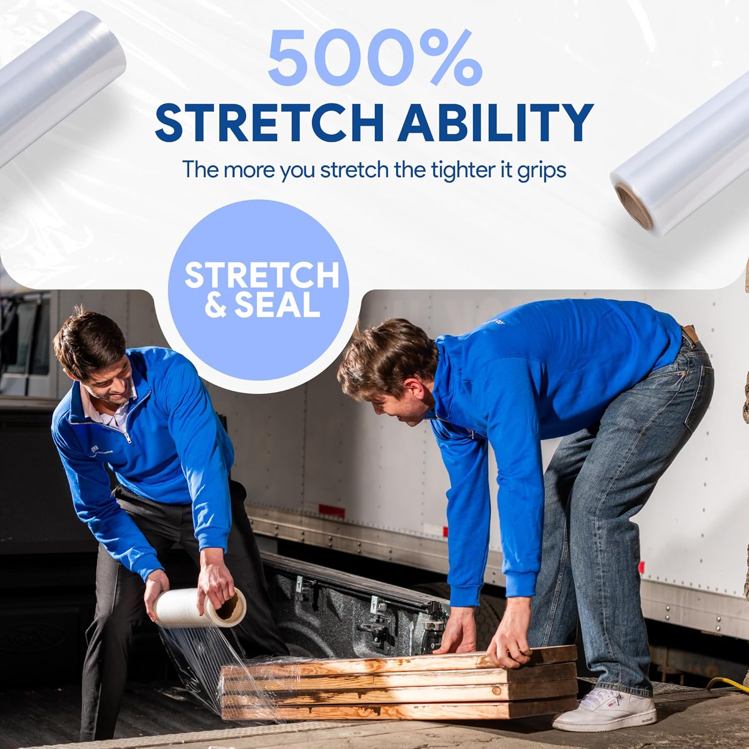 Thumbnail 3 de International Plastics Co. 18" Stretch Film 1200 ft