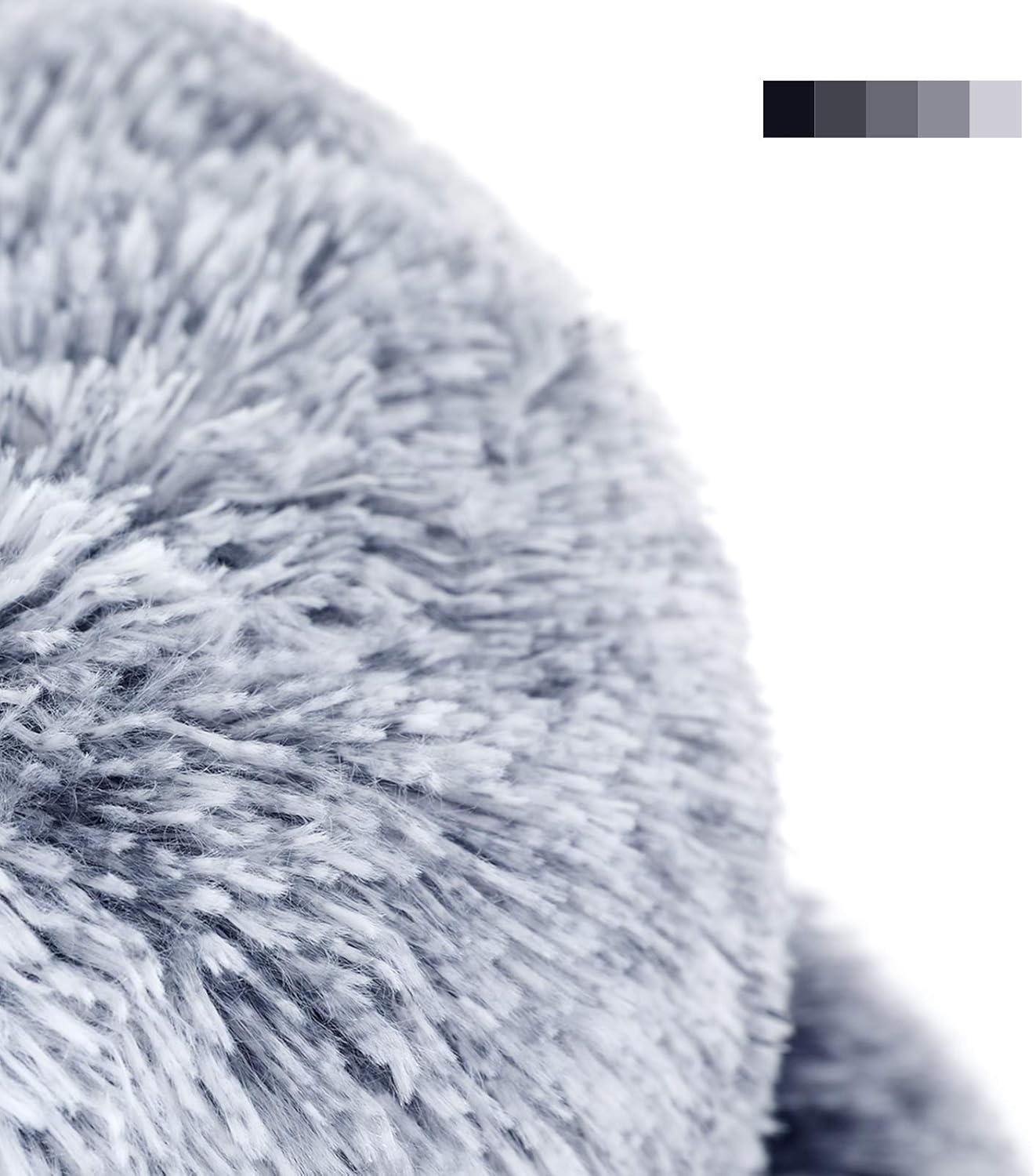 Thumbnail 6 de Feandrea Cuccia per cani a ciambella interna PGW037G01, 50 cm, grigio ombré