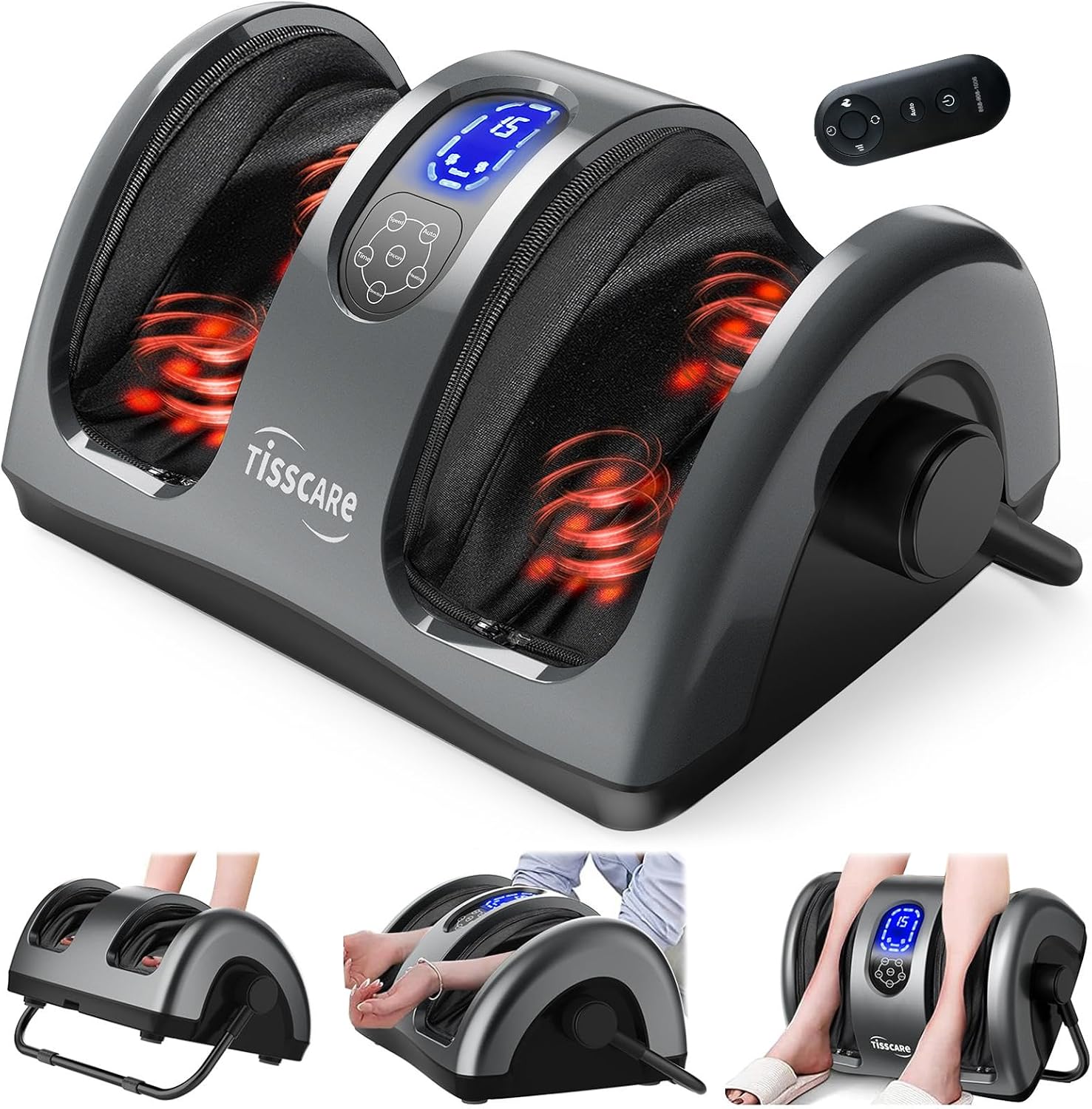 Thumbnail 6 de TISSCARE Shiatsu Foot Massager with Heat for Pain Relief