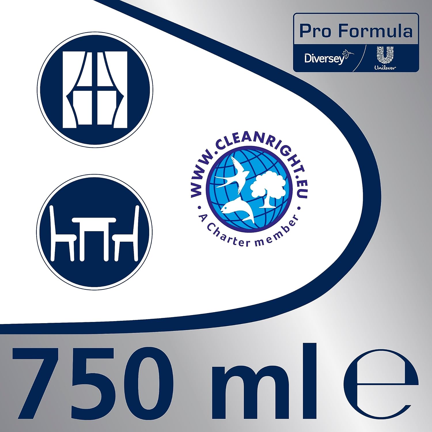 Thumbnail 3 de Cif Professional glasreiniger 750 ml, 6 flessen met schuimsproeikop