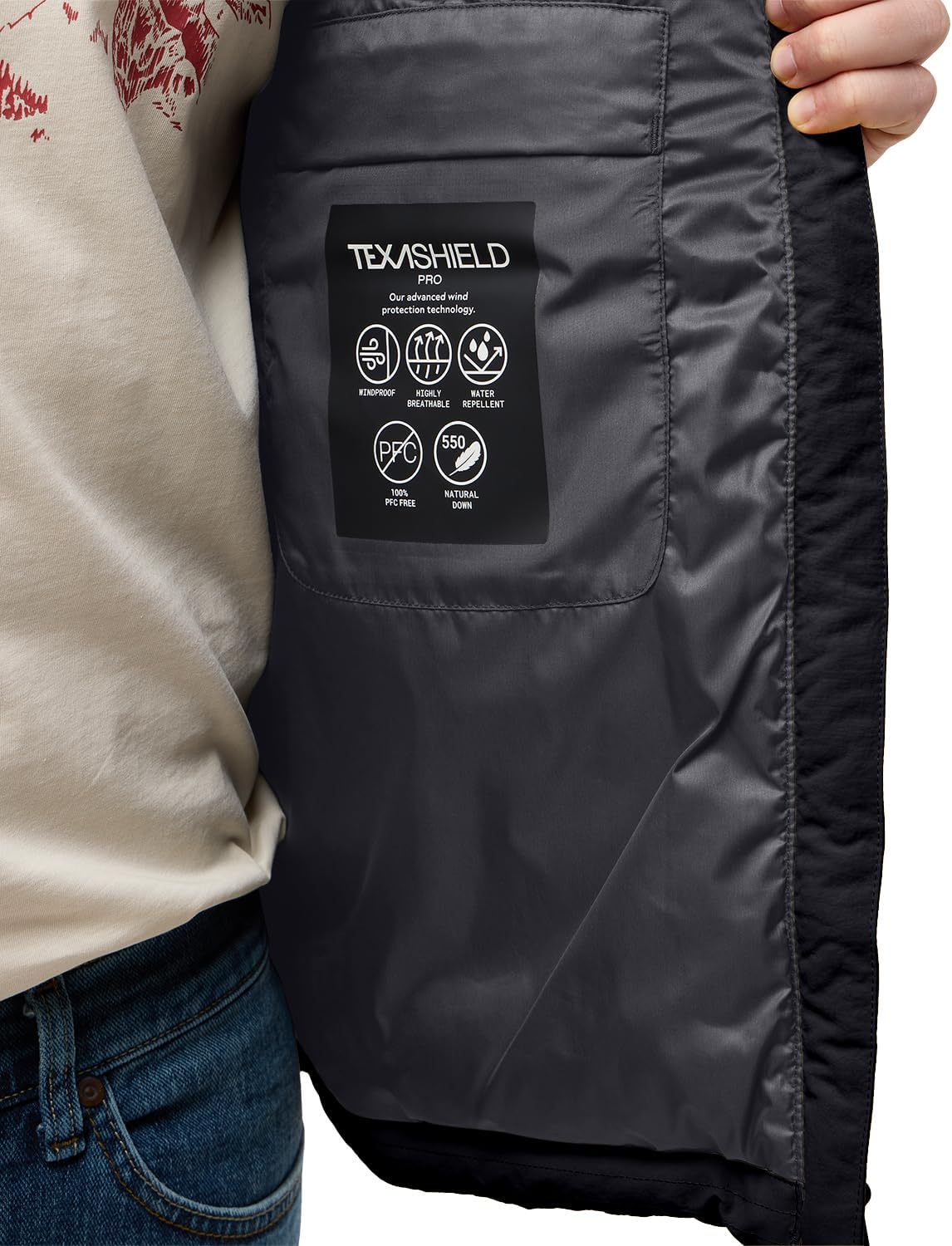Thumbnail 4 de Jack Wolfskin NORDLICHT JACKET A60040_6000 – męska kurtka puchowa 550 cuin