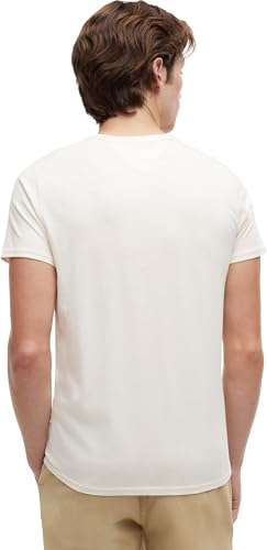 Detalle 2 de Tommy Jeans Camiseta para Hombre TJM Xslim Jersey Tee S/S – Beige Calico XXL