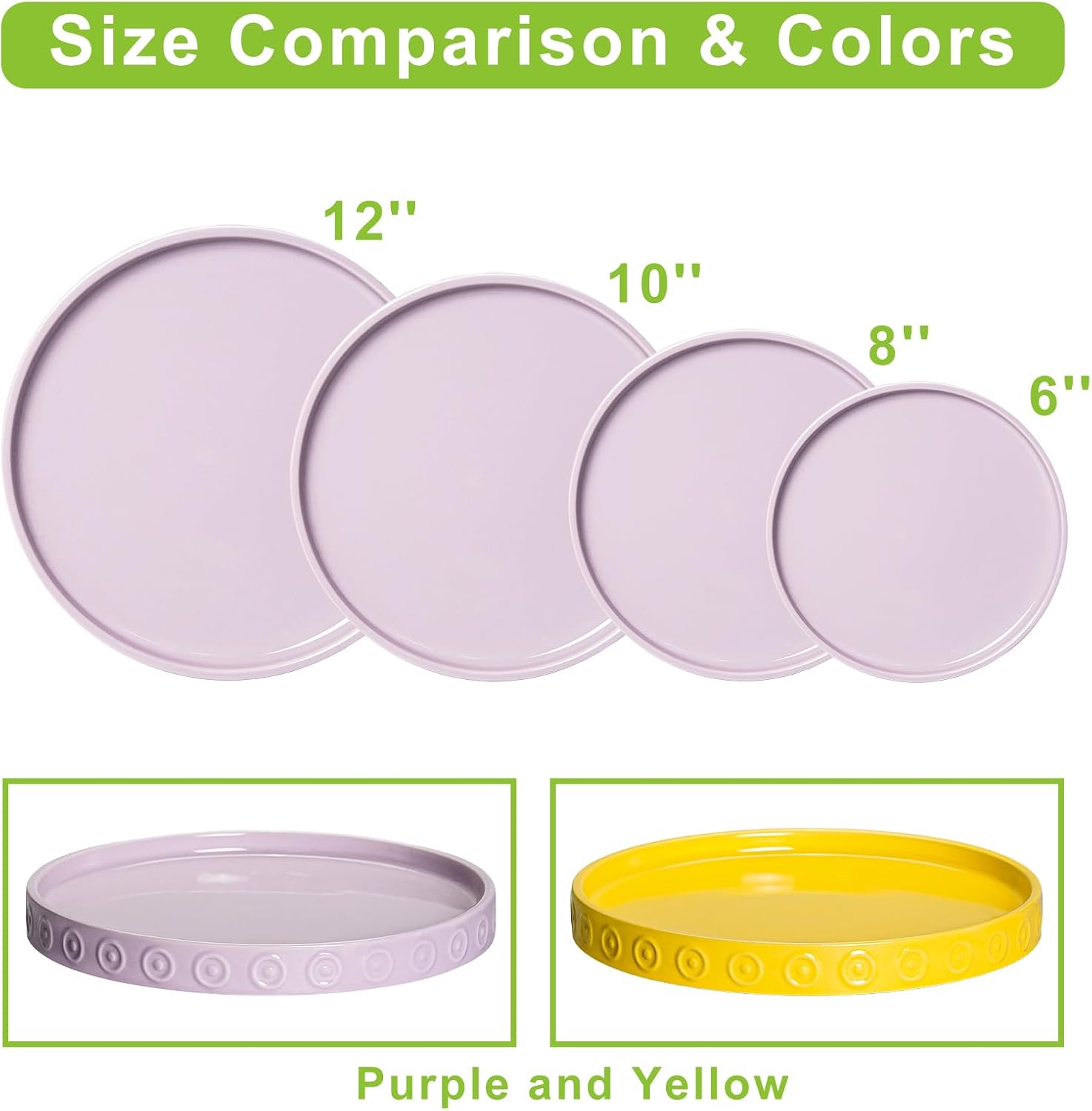Thumbnail 6 de Eightpot Ceramic Plant Saucer, 7.5-Inch