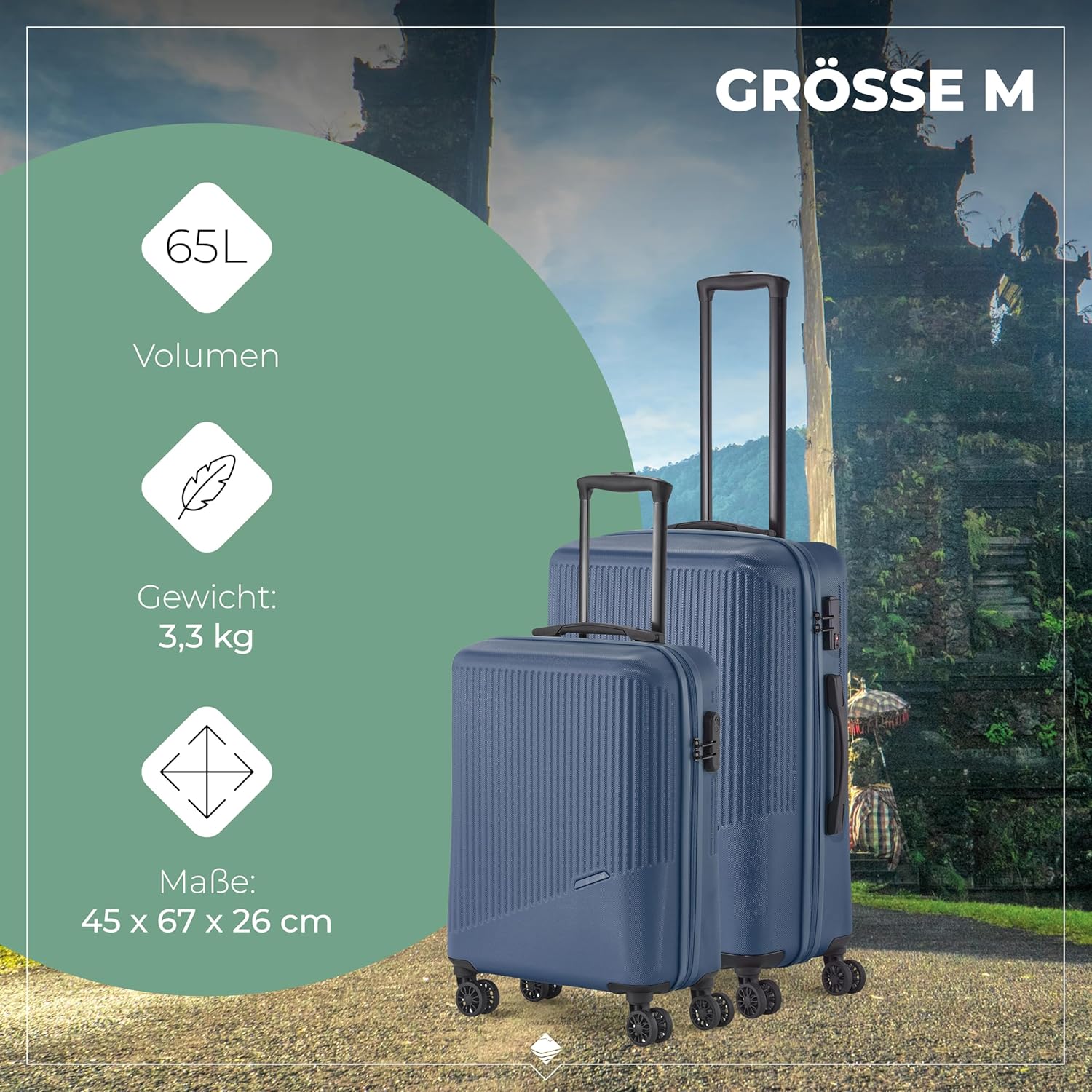 Thumbnail 4 de Travelite 4‑Rad Koffer Set 96 l