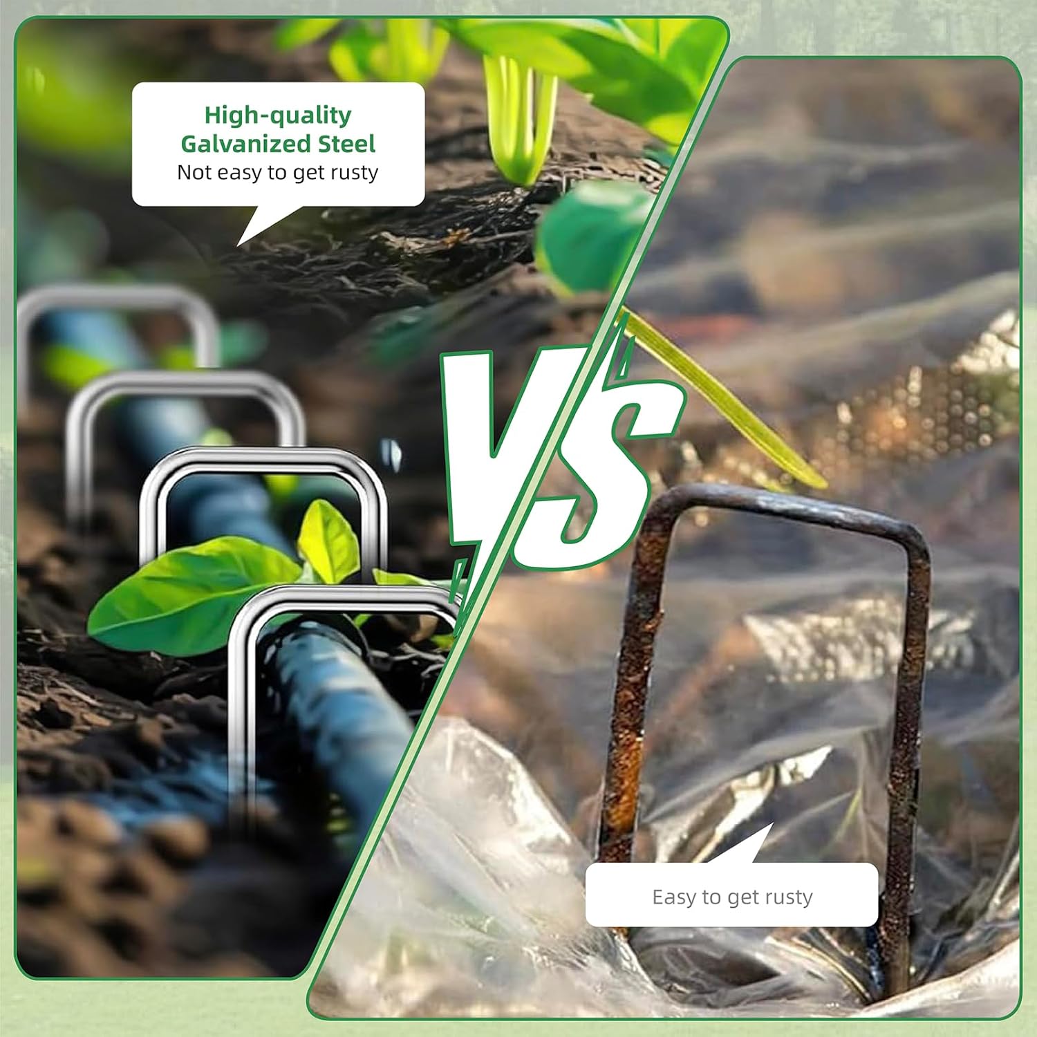 Thumbnail 3 de Clavijas de membrana para tiendas y césped 🌱 150 mm