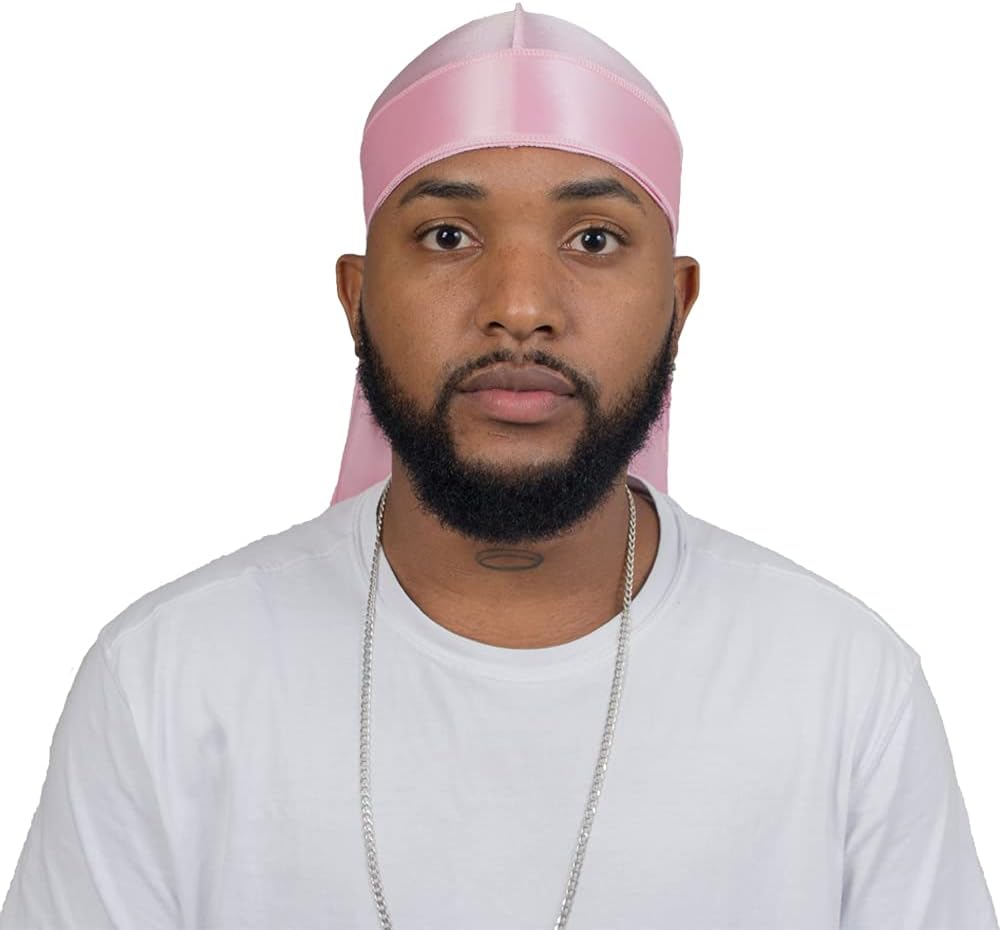 Detalle 1 de ForceWave 4PCS Silky Durags with Wave Cap for 360 Waves, Unisex Fit