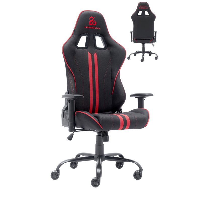 Detalle de Newskill Kitsune V2: Silla Gaming con Tela Transpirable y Estructura de Acero