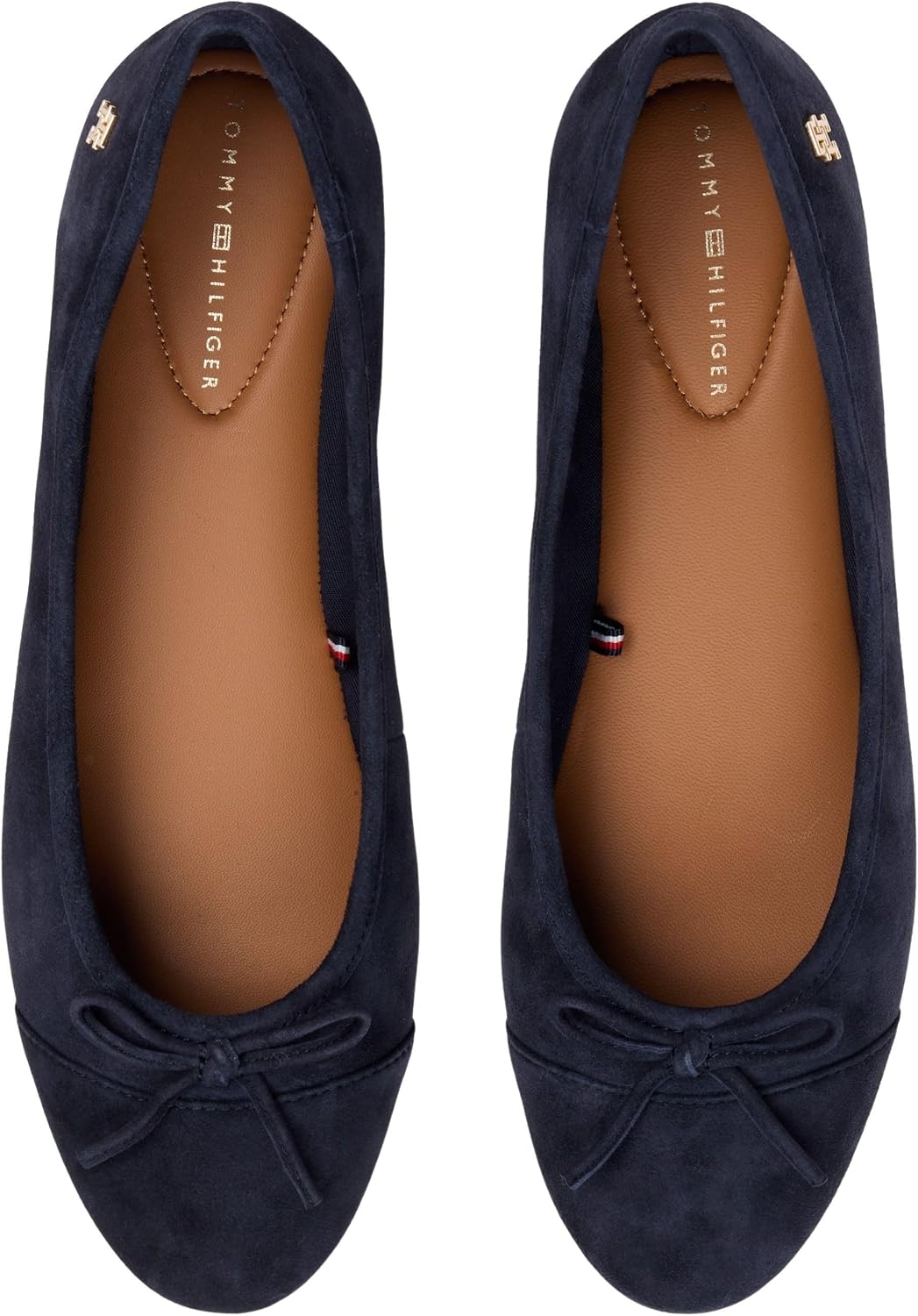 Thumbnail 6 de Tommy Hilfiger Damen Suede Ballerina FW0FW09357 - Elegante Leder-Ballerinas