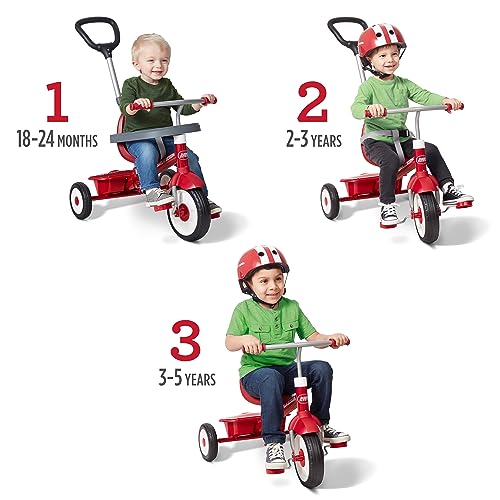 Detalle 2 de Radio Flyer Triciclo 3 en 1 para niños 1,5–5 años