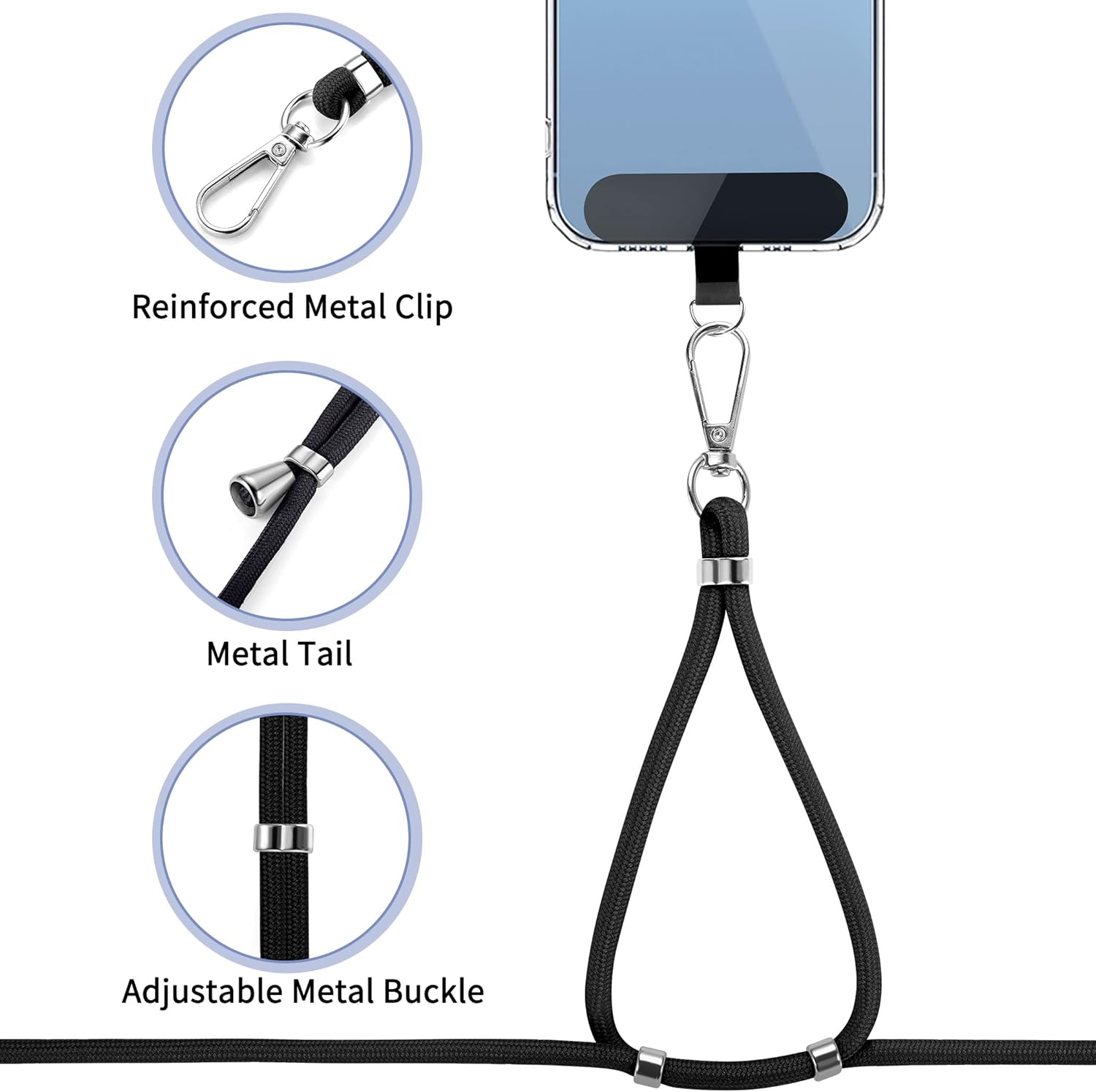 Detalle 2 de CACOE Cell Phone Lanyard adjustable strap