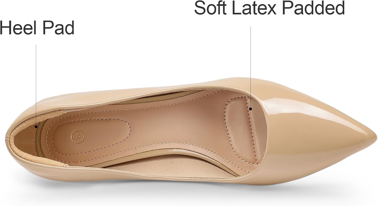 Detalle de mysoft Kitten Heels for Women: Low 2-Inch Closed Toe Wedding Dress Pumps