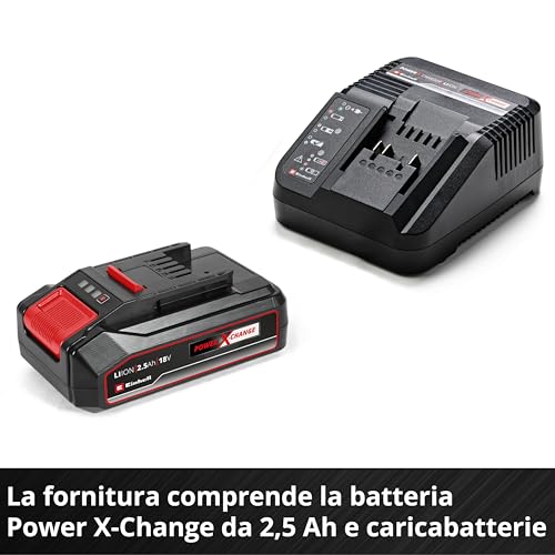 Detalle de Einhell GE-CT 18 Li Kit Tagliabordi a batteria con Power X-Change (1x 2,5 Ah)