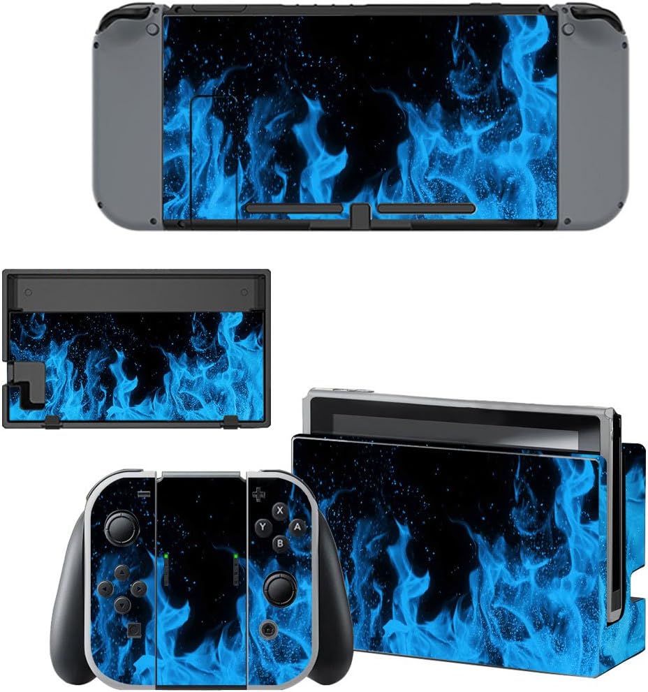 Thumbnail 1 de eXtremeRate Pegatinas para Nintendo Switch 🦋 Llama Azul