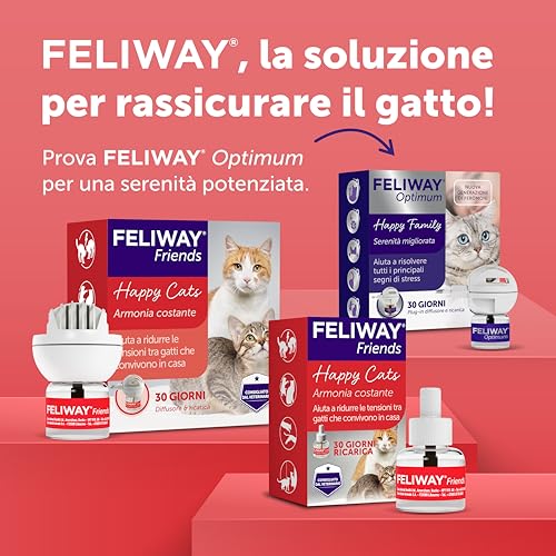 Thumbnail 8 de FeliWay Friends 1x30 Giorni Ricarica Calmante per Diffusore di Feromoni (48 ml) – Armonia tra gatti