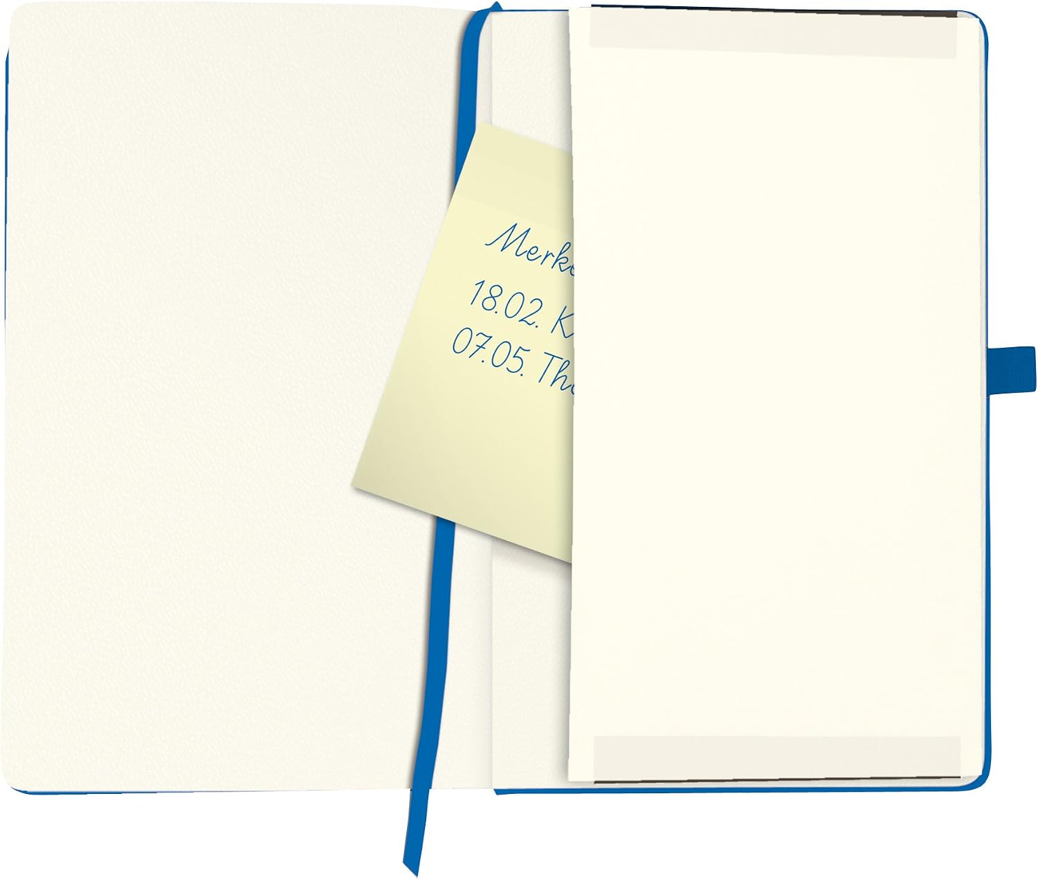 Detalle 2 de herlitz my.book Classic Notizbuch A5 (11368990) mit 96 linierten Seiten, blau